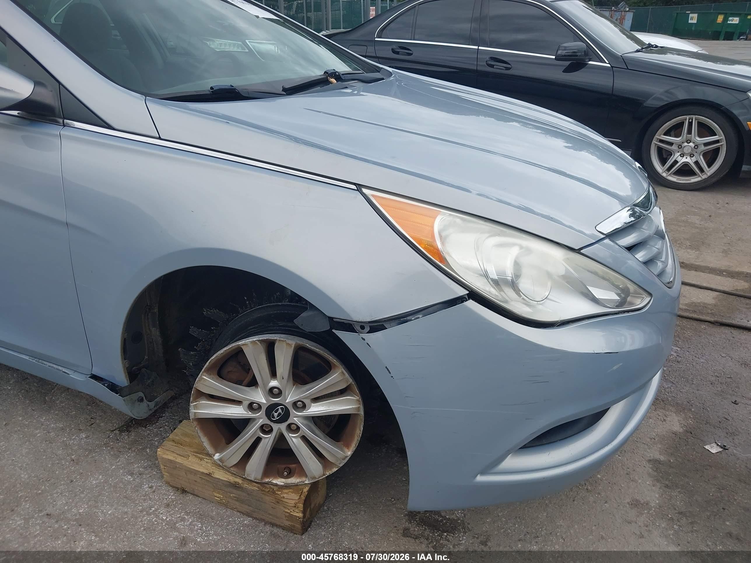 2012 Hyundai Sonata Gls Blue vin: 5NPEB4AC2CH402819