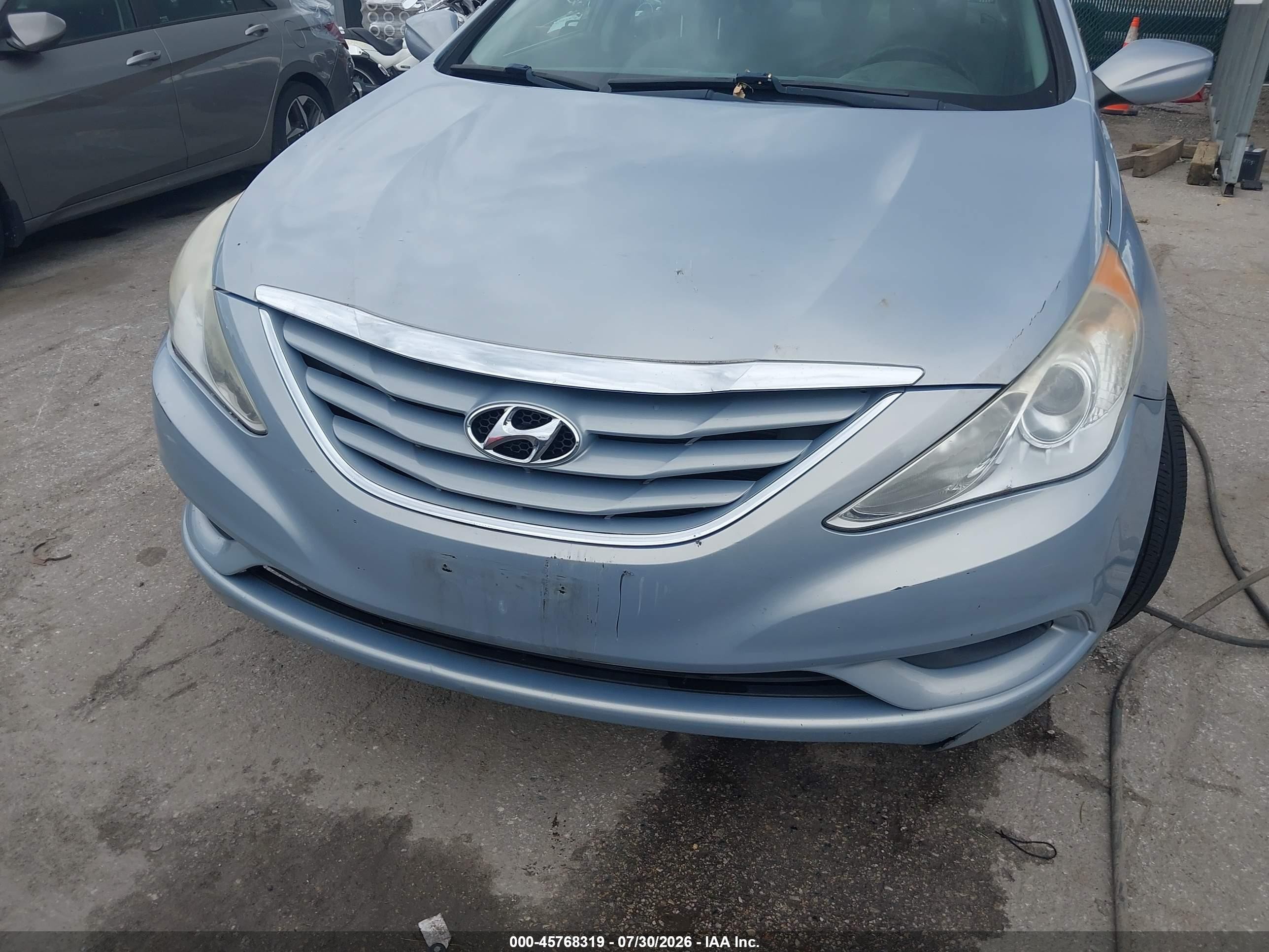 2012 Hyundai Sonata Gls Blue vin: 5NPEB4AC2CH402819