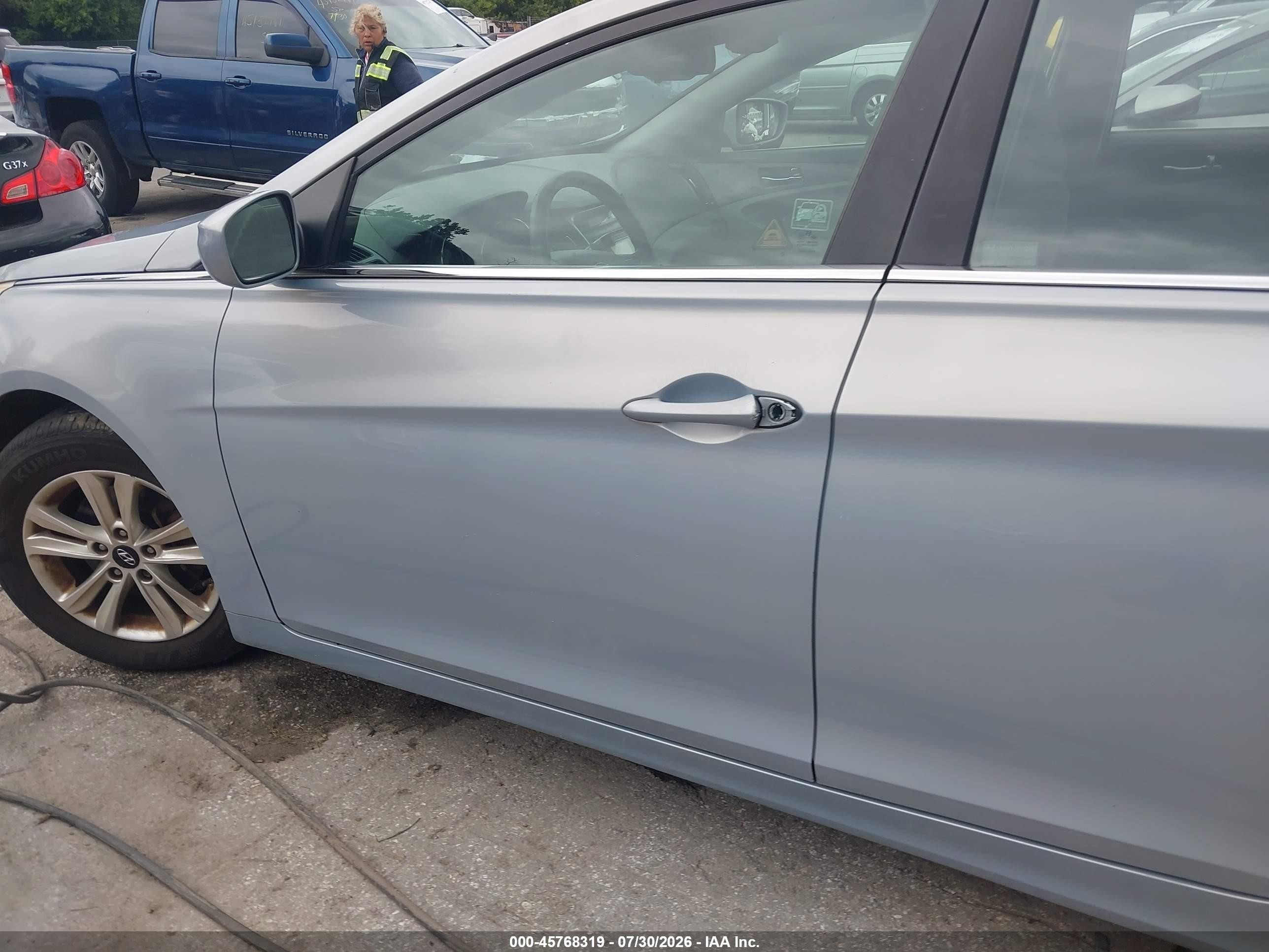 2012 Hyundai Sonata Gls Blue vin: 5NPEB4AC2CH402819