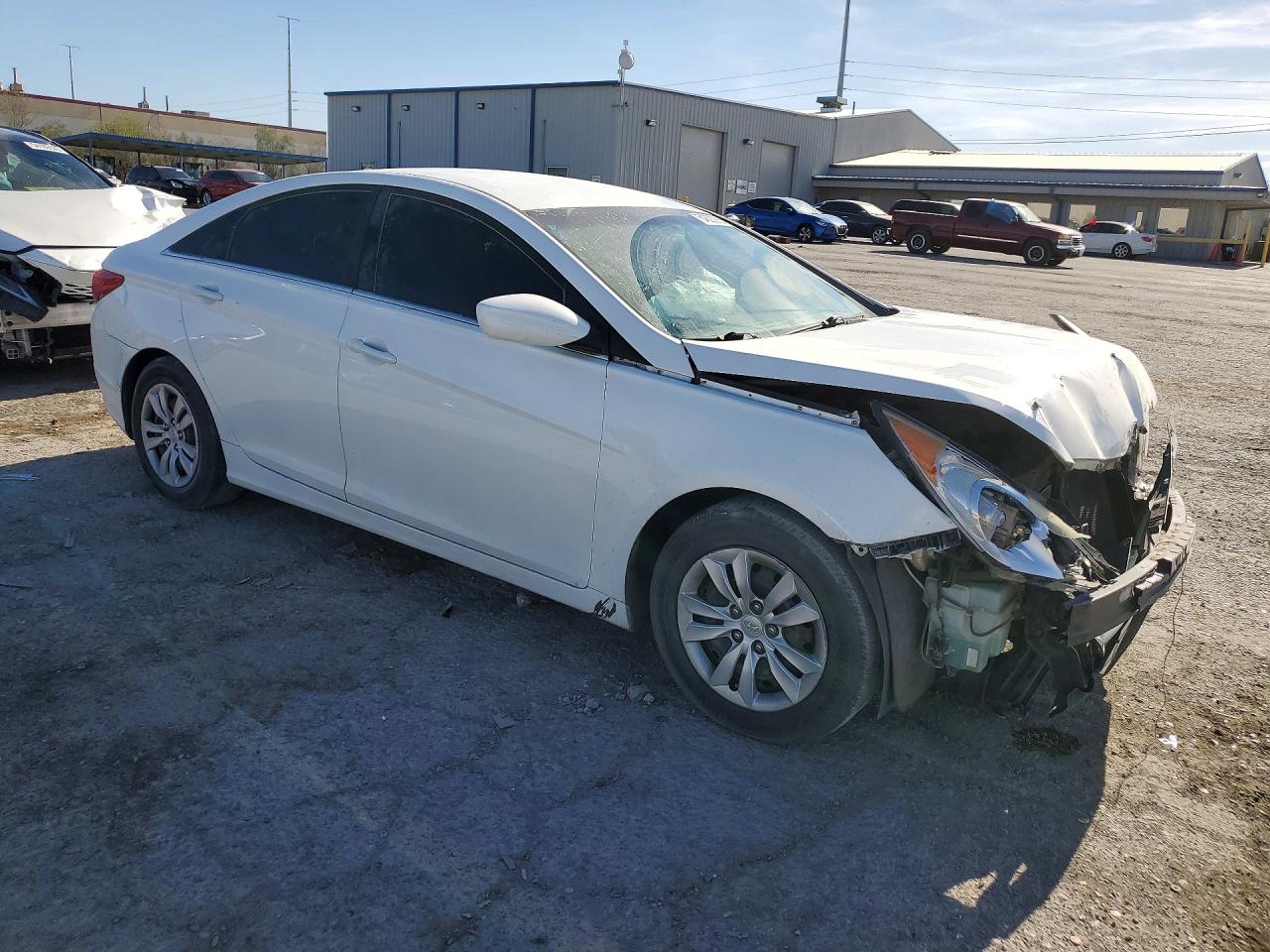2012 Hyundai Sonata Gls Белый vin: 5NPEB4AC2CH407051