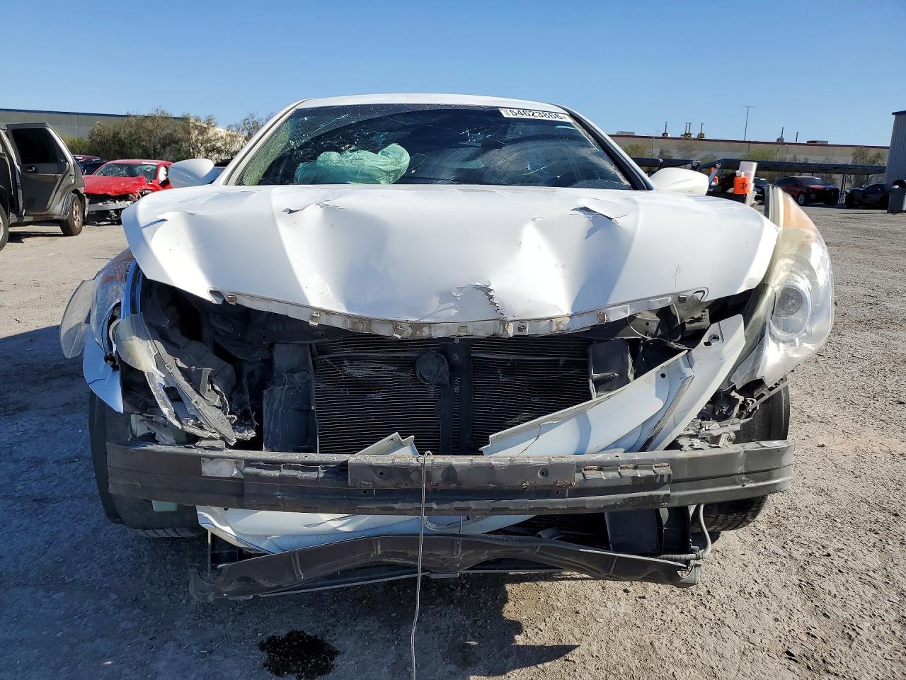 2012 Hyundai Sonata Gls Белый vin: 5NPEB4AC2CH407051