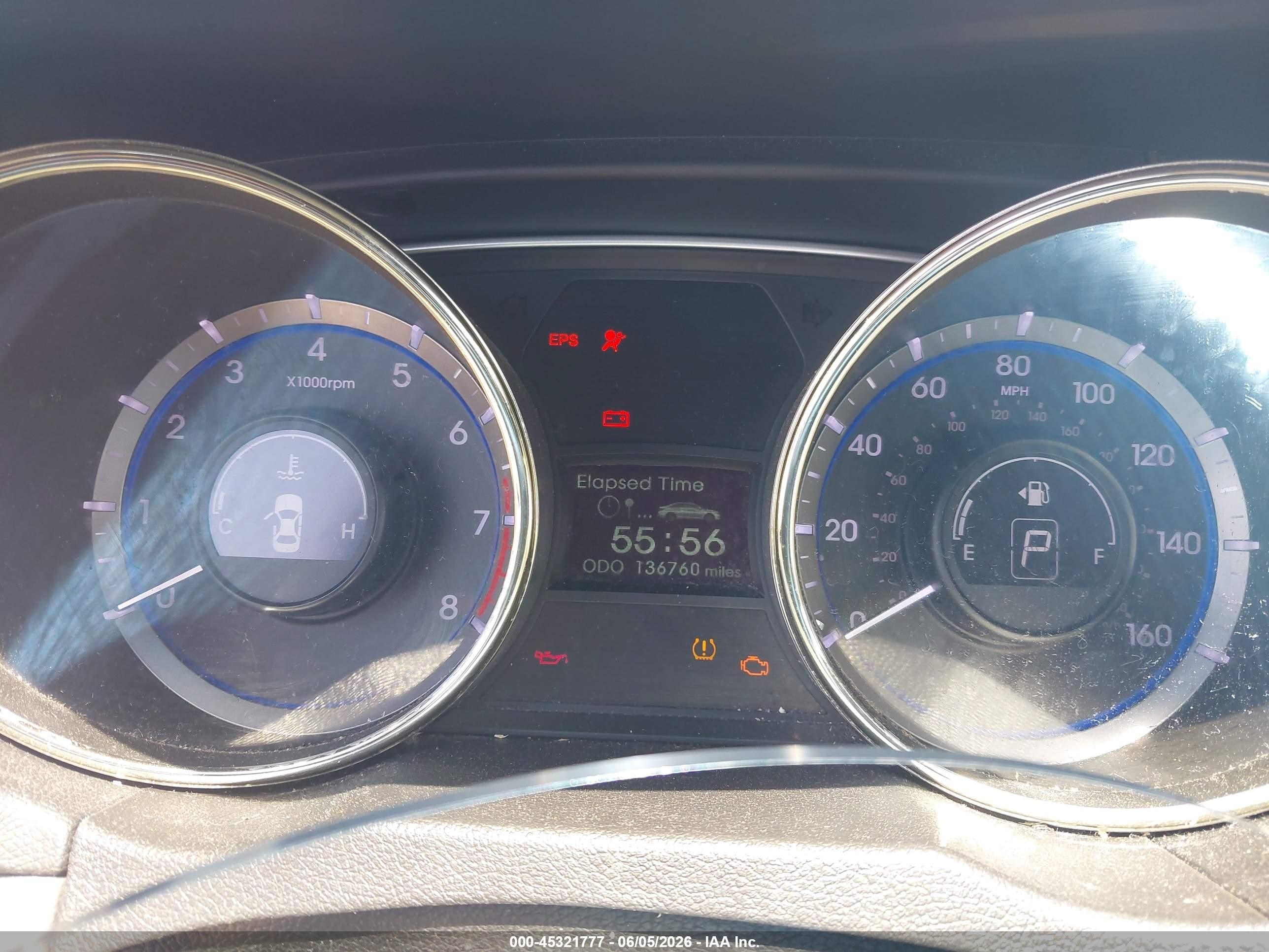 2012 Hyundai Sonata Gls Light Blue vin: 5NPEB4AC2CH408152