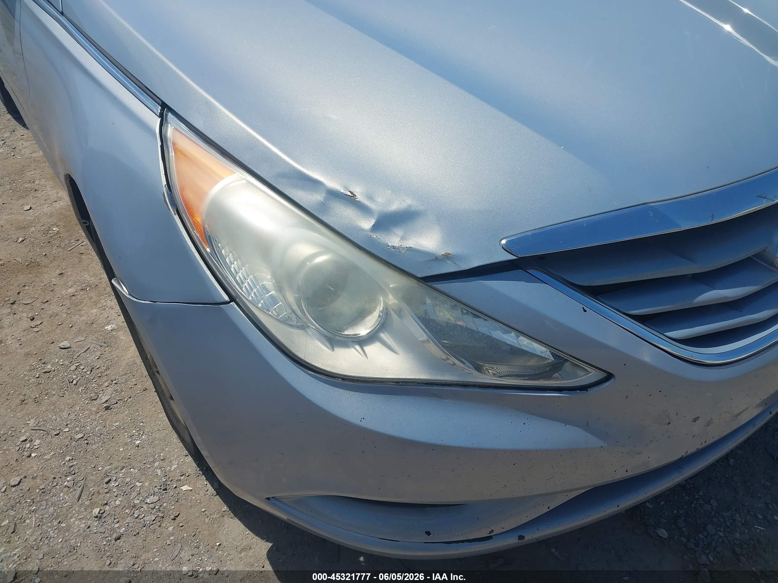 2012 Hyundai Sonata Gls Light Blue vin: 5NPEB4AC2CH408152