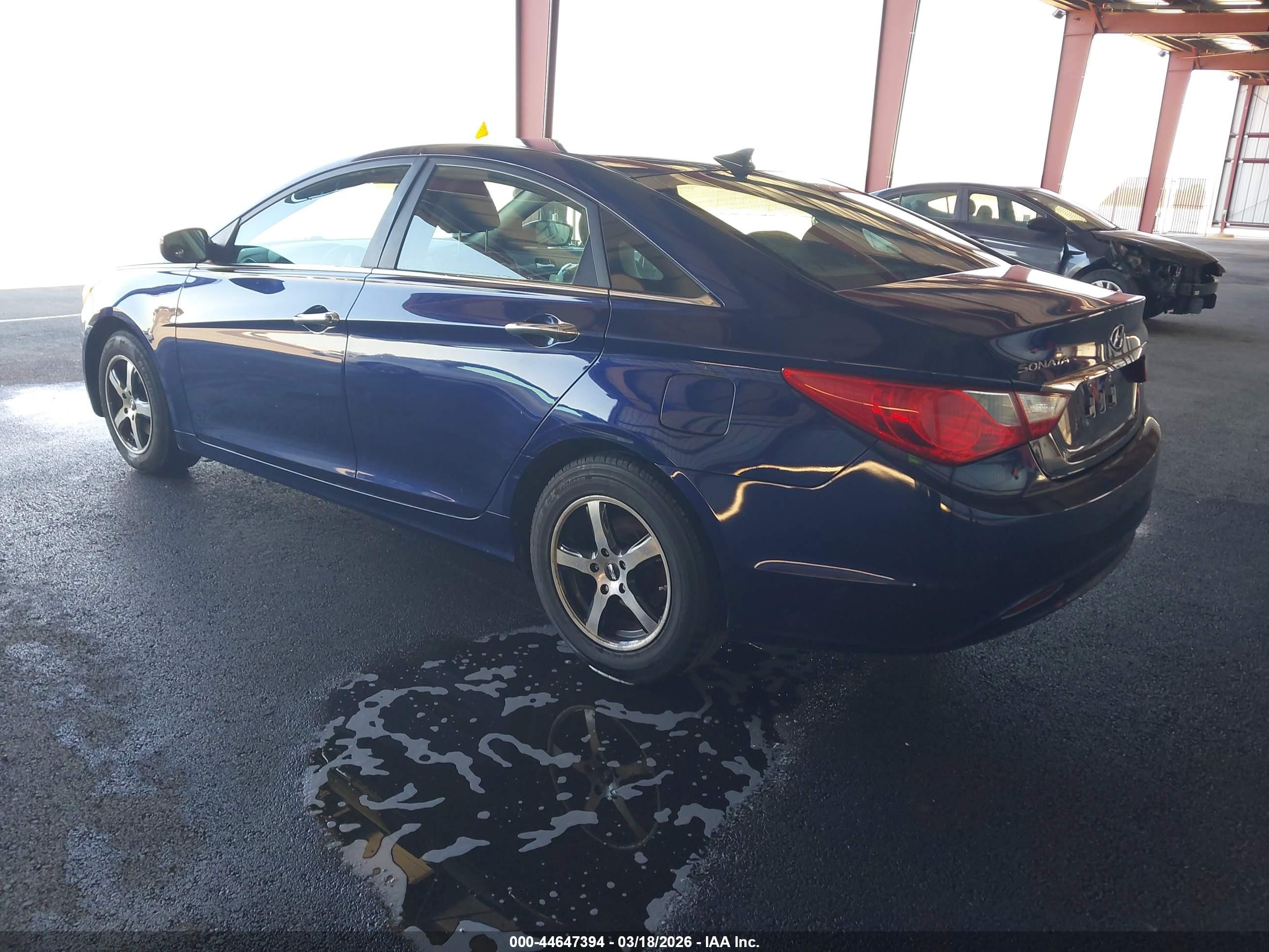 2012 Hyundai Sonata Gls Blue vin: 5NPEB4AC2CH429230