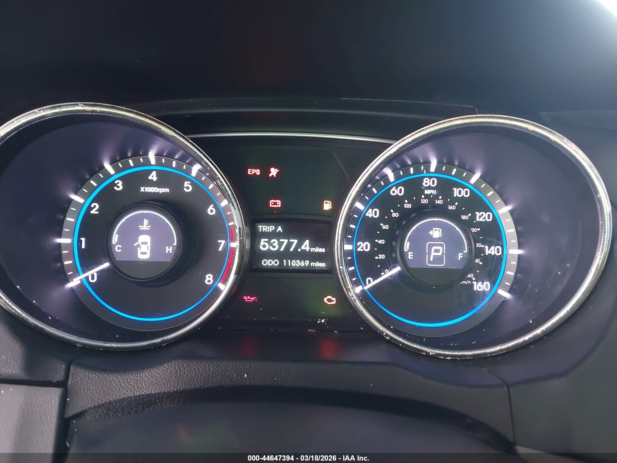 2012 Hyundai Sonata Gls Blue vin: 5NPEB4AC2CH429230