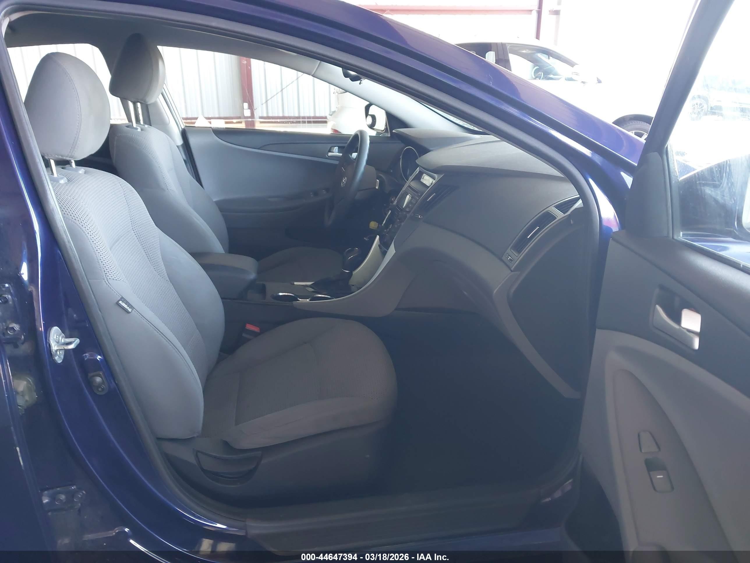 2012 Hyundai Sonata Gls Blue vin: 5NPEB4AC2CH429230
