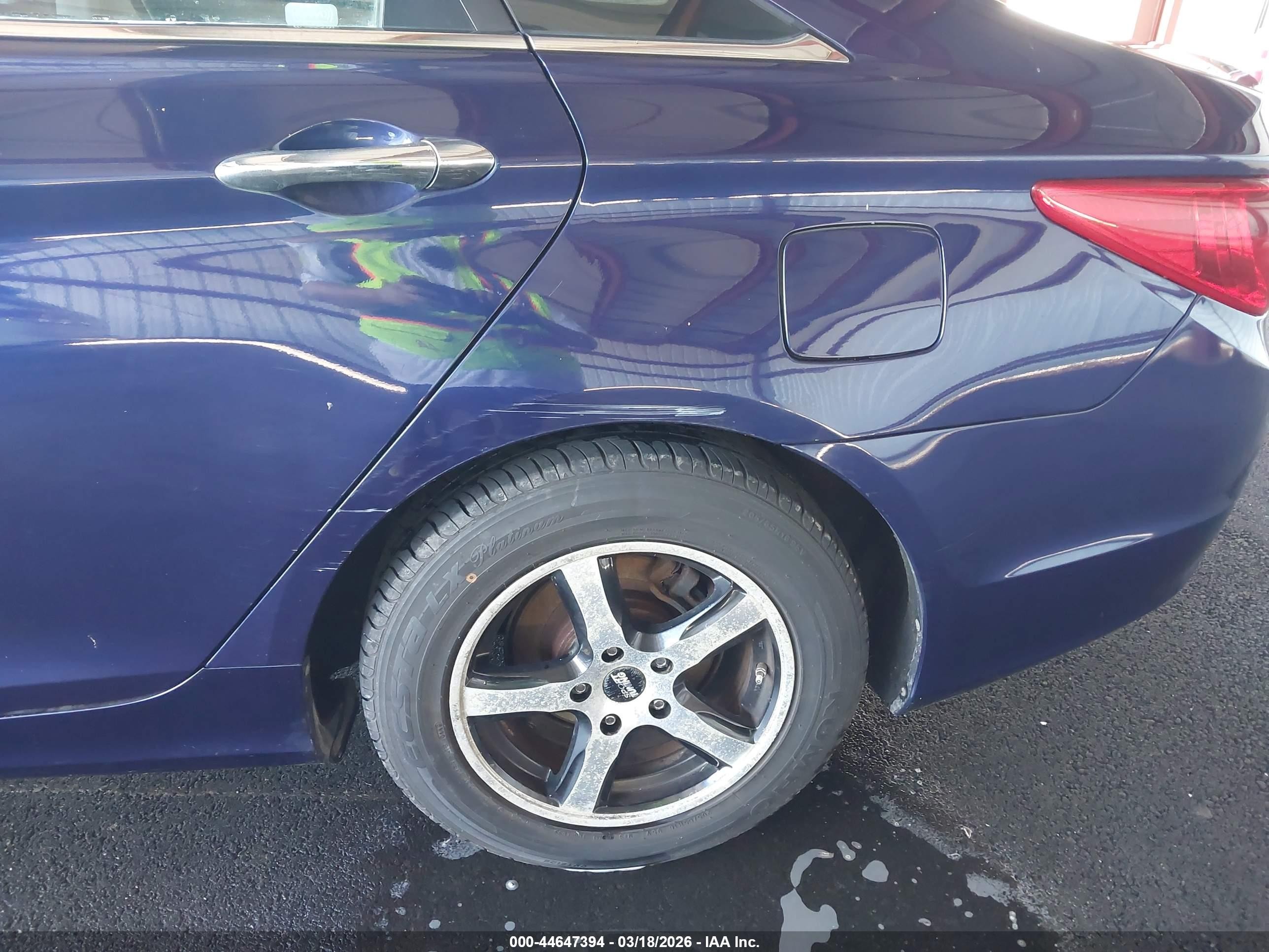 2012 Hyundai Sonata Gls Blue vin: 5NPEB4AC2CH429230