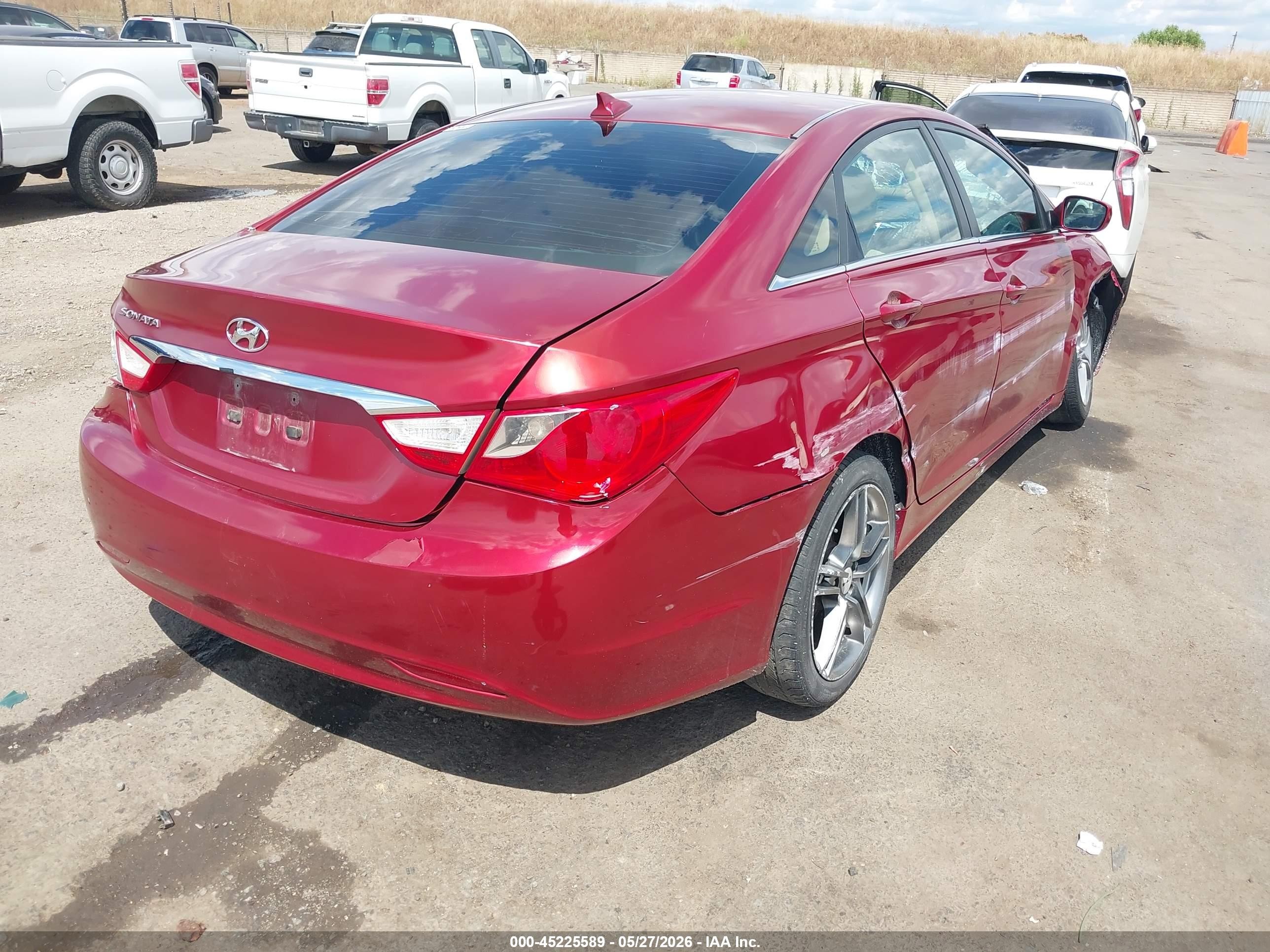 2012 Hyundai Sonata Gls Red vin: 5NPEB4AC2CH435593