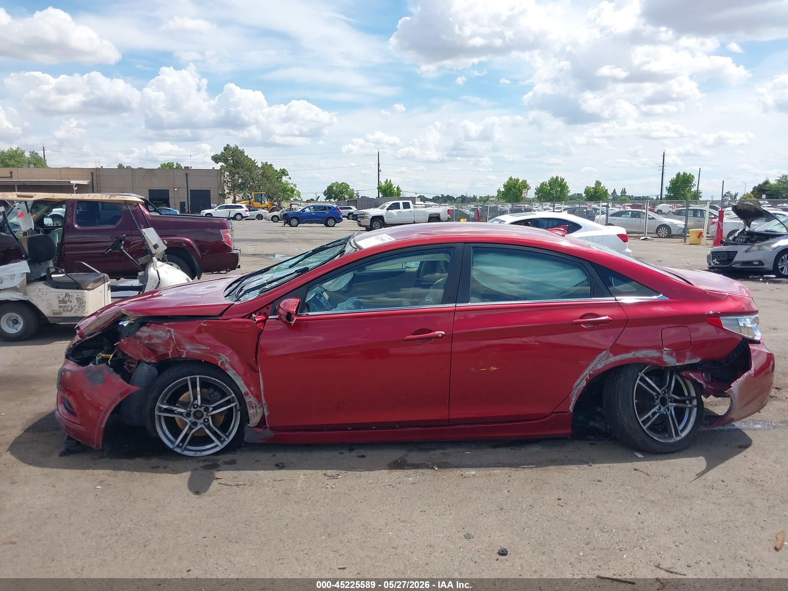 2012 Hyundai Sonata Gls Red vin: 5NPEB4AC2CH435593