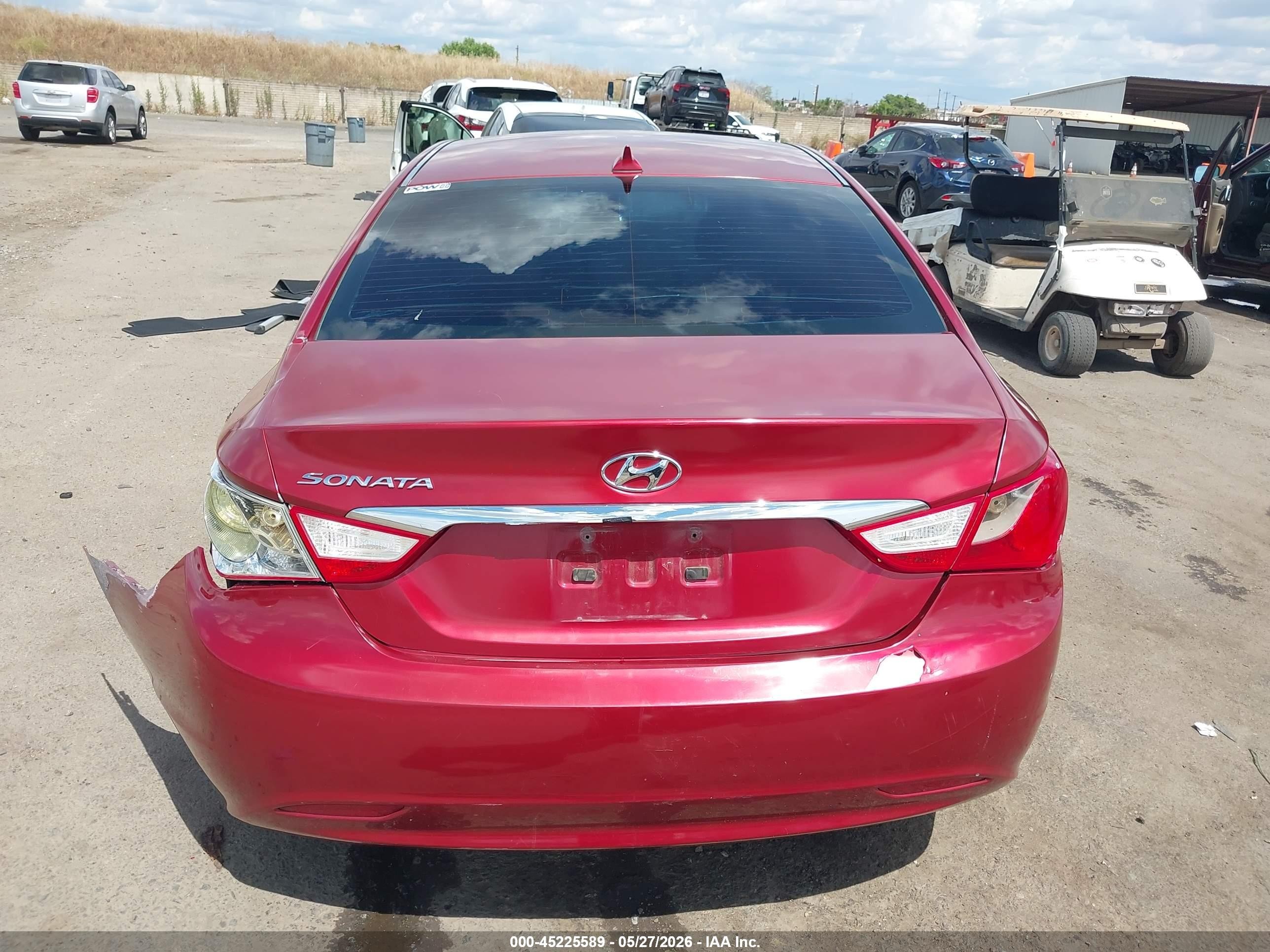 2012 Hyundai Sonata Gls Red vin: 5NPEB4AC2CH435593