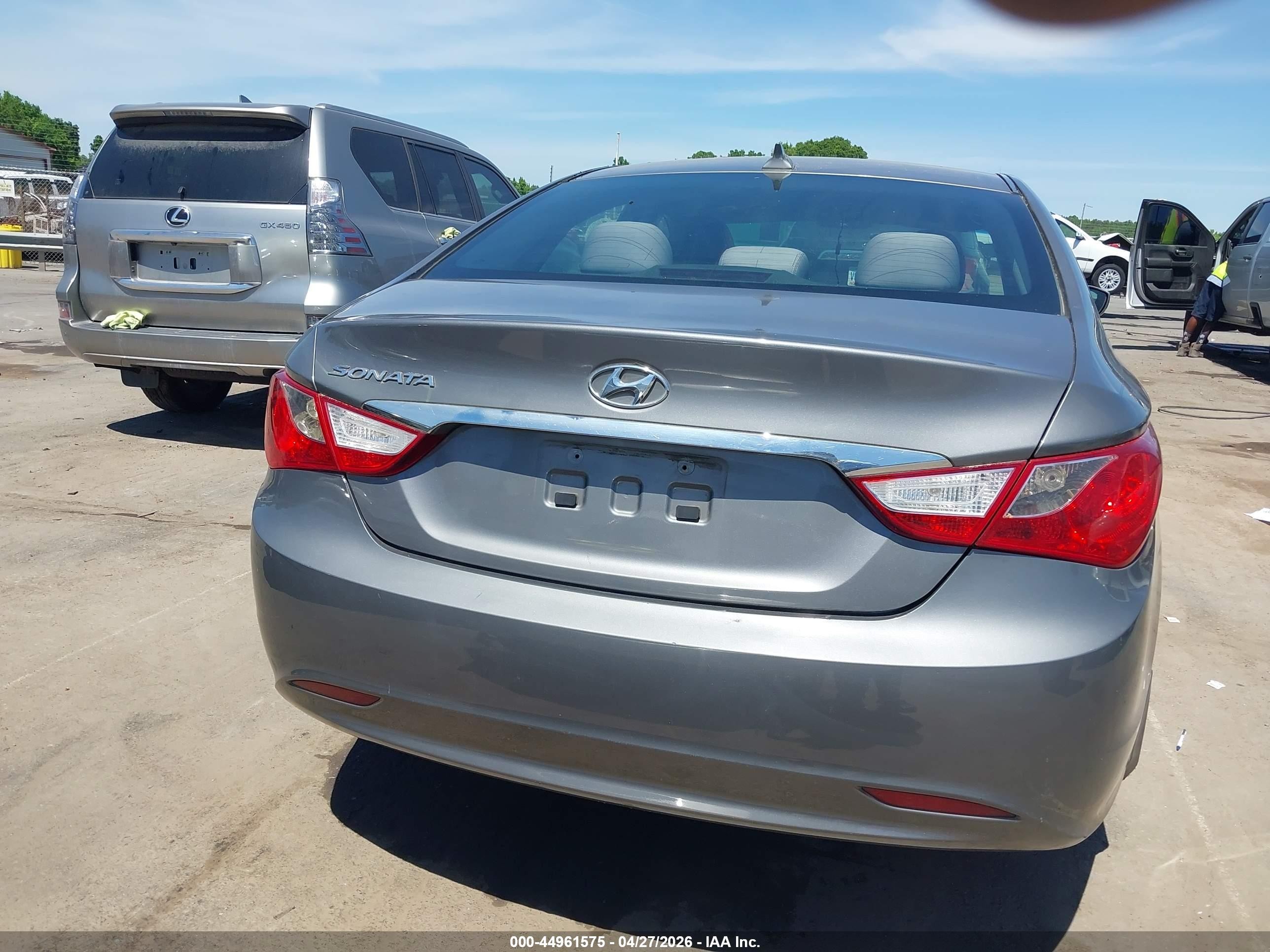 2012 Hyundai Sonata Gls Gray vin: 5NPEB4AC2CH436517
