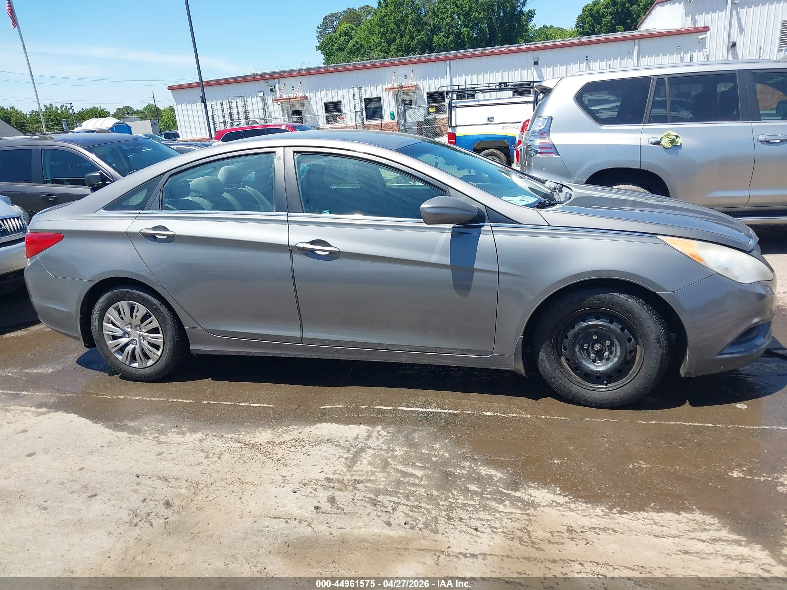 2012 Hyundai Sonata Gls Gray vin: 5NPEB4AC2CH436517