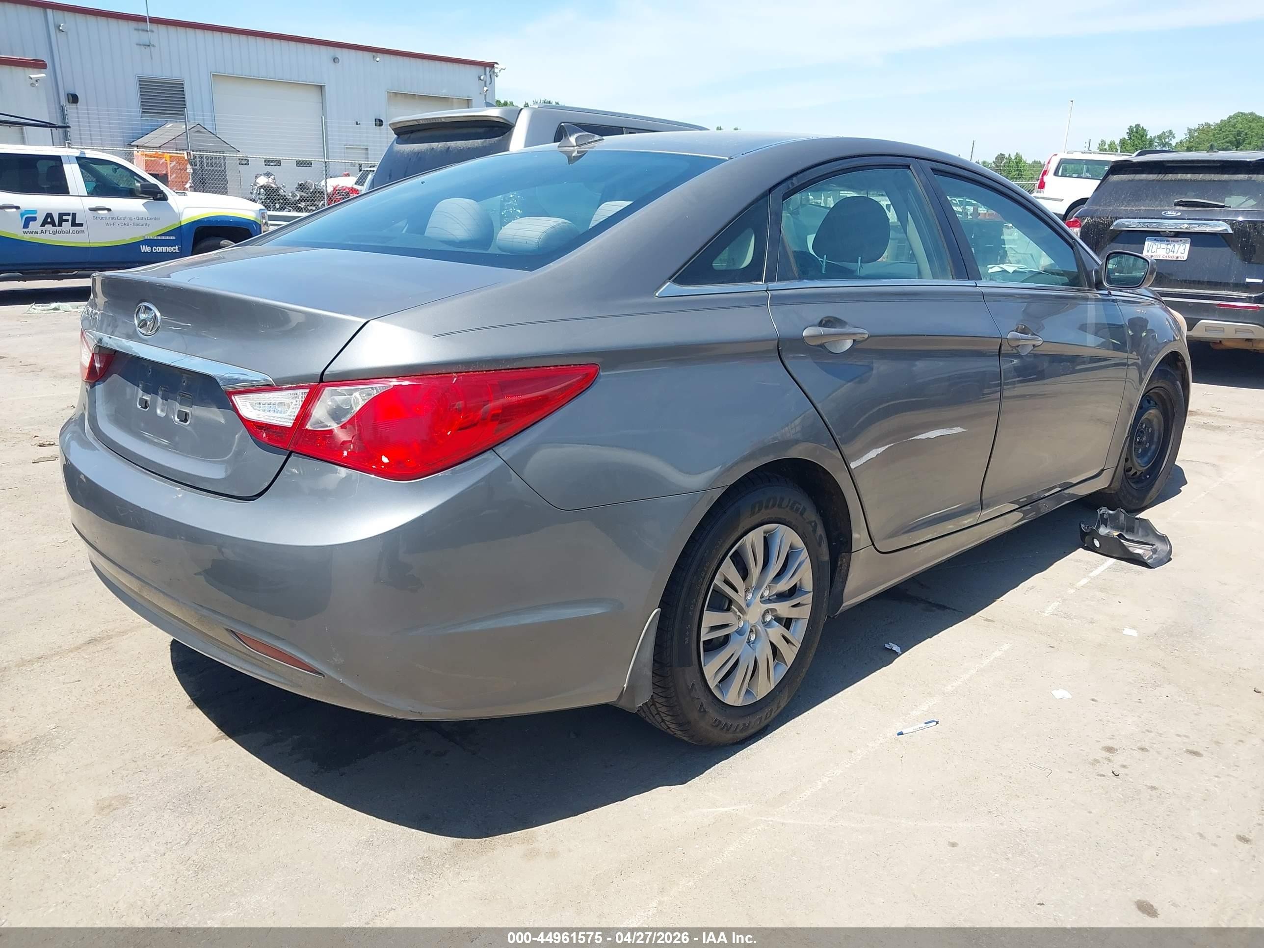 2012 Hyundai Sonata Gls Gray vin: 5NPEB4AC2CH436517