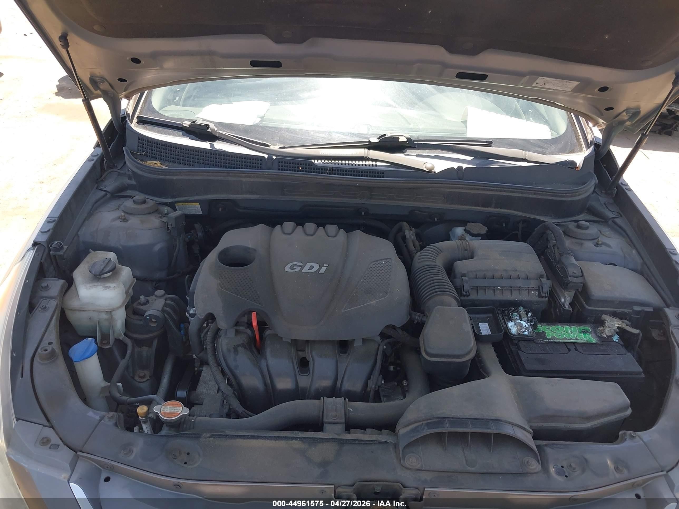 2012 Hyundai Sonata Gls Gray vin: 5NPEB4AC2CH436517