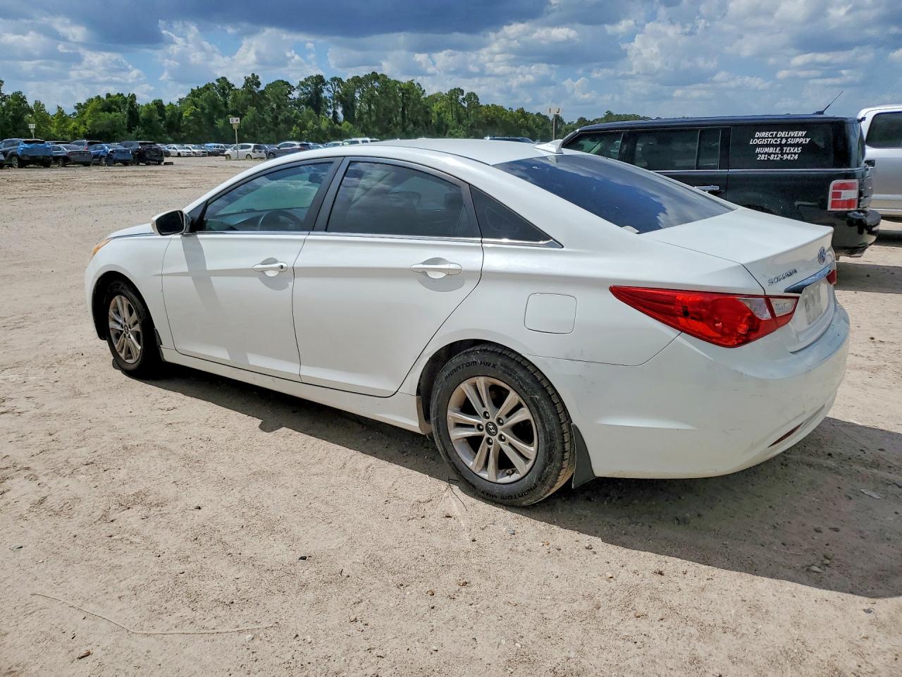 2012 Hyundai Sonata Gls White vin: 5NPEB4AC2CH437473
