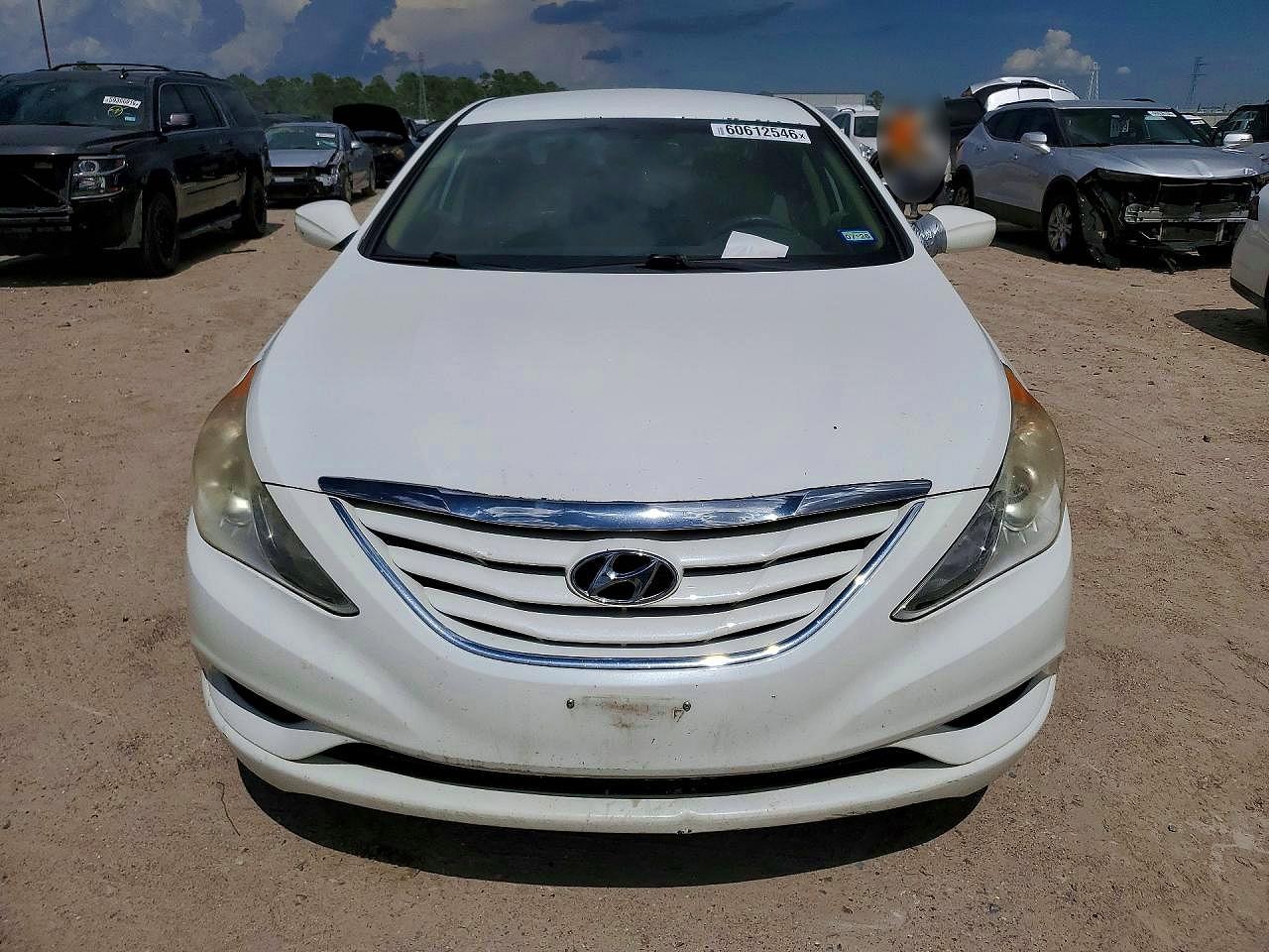 2012 Hyundai Sonata Gls White vin: 5NPEB4AC2CH437473