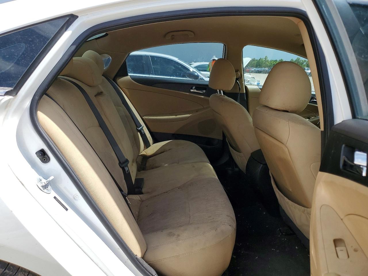 2012 Hyundai Sonata Gls White vin: 5NPEB4AC2CH437473