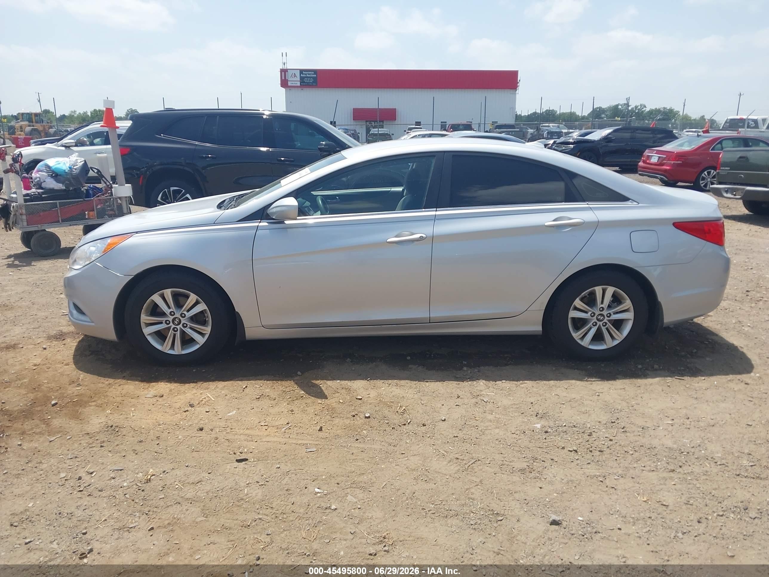 2012 Hyundai Sonata Gls Silver vin: 5NPEB4AC2CH447937