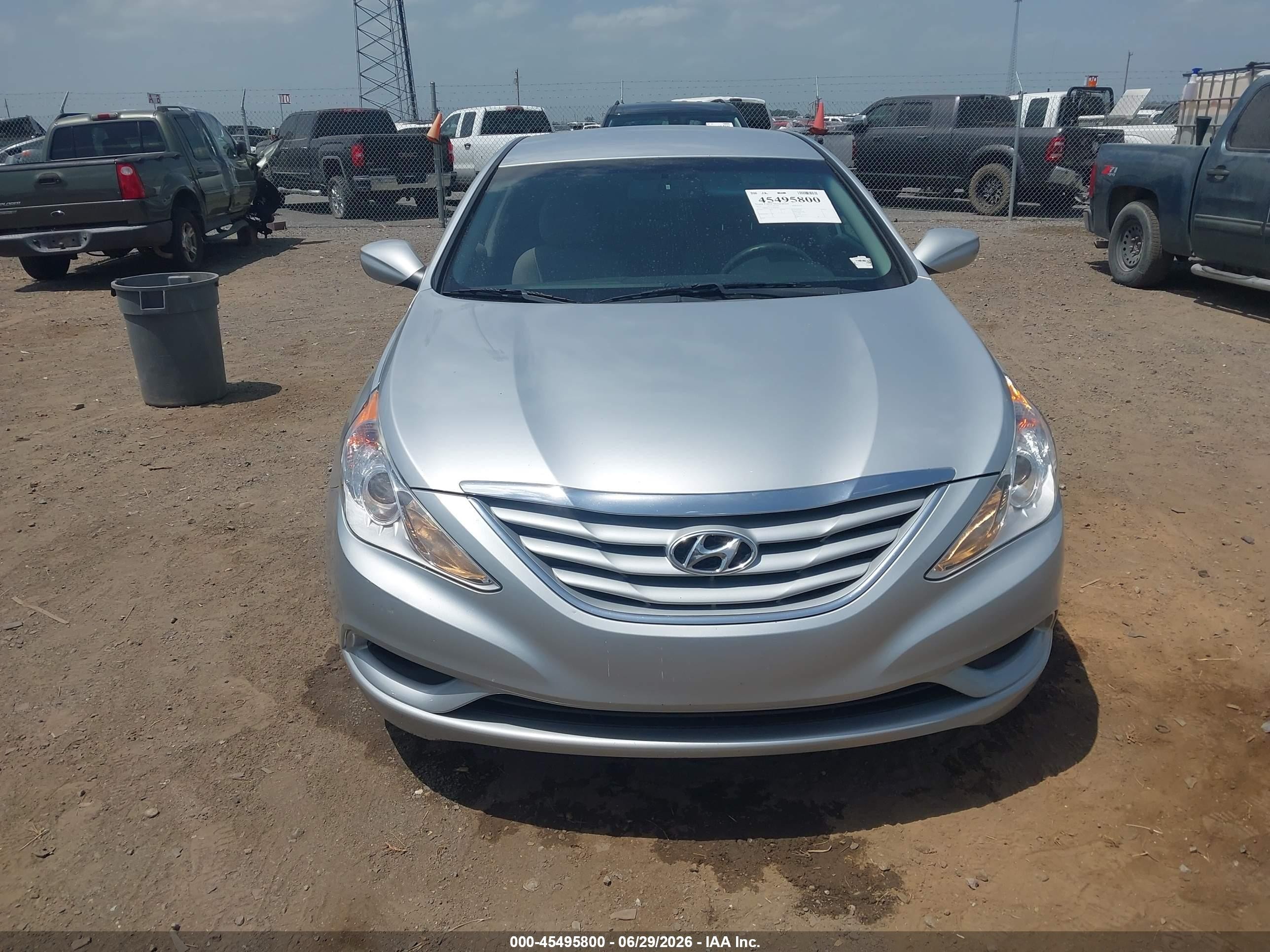 2012 Hyundai Sonata Gls Silver vin: 5NPEB4AC2CH447937