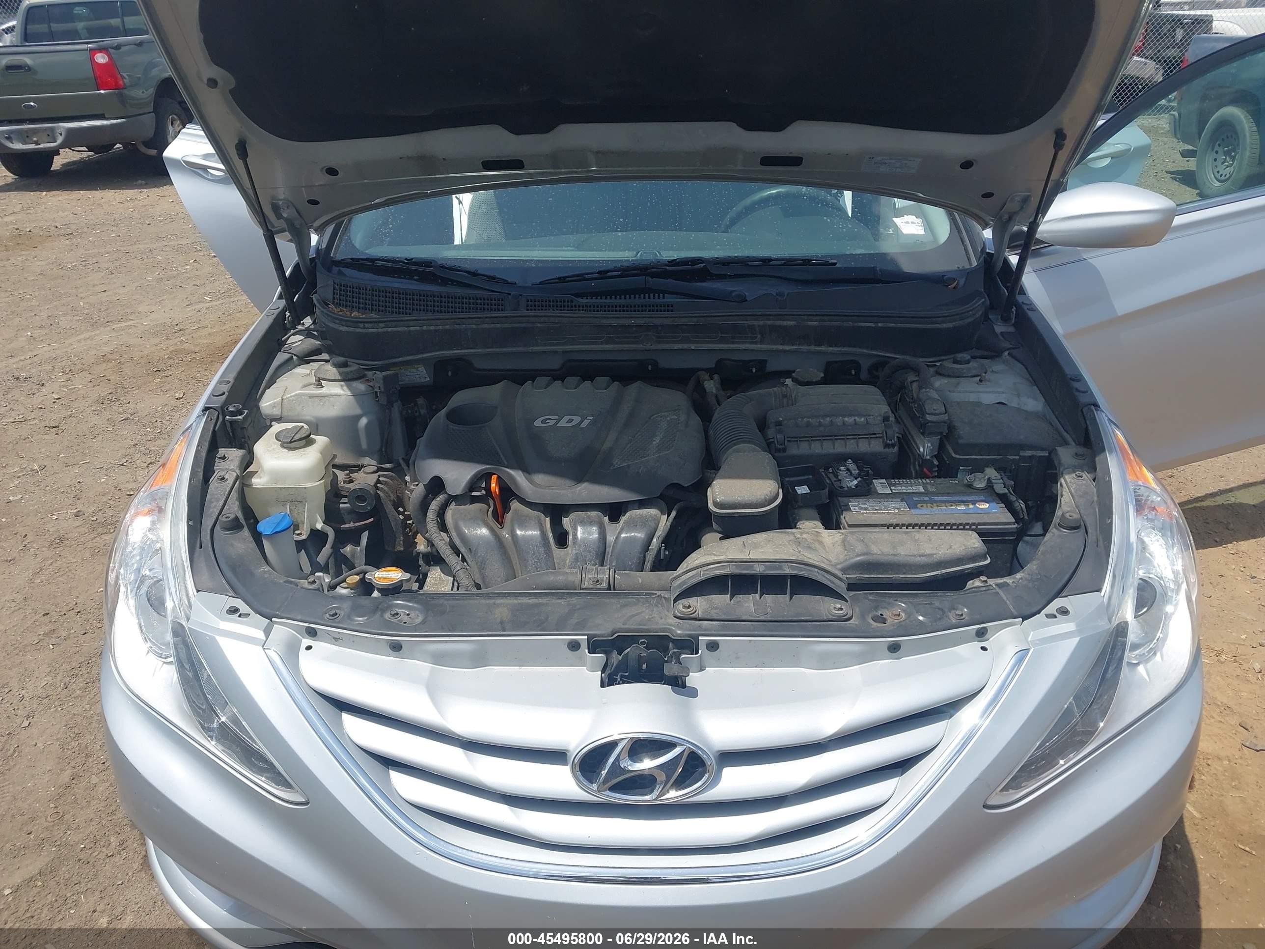 2012 Hyundai Sonata Gls Silver vin: 5NPEB4AC2CH447937