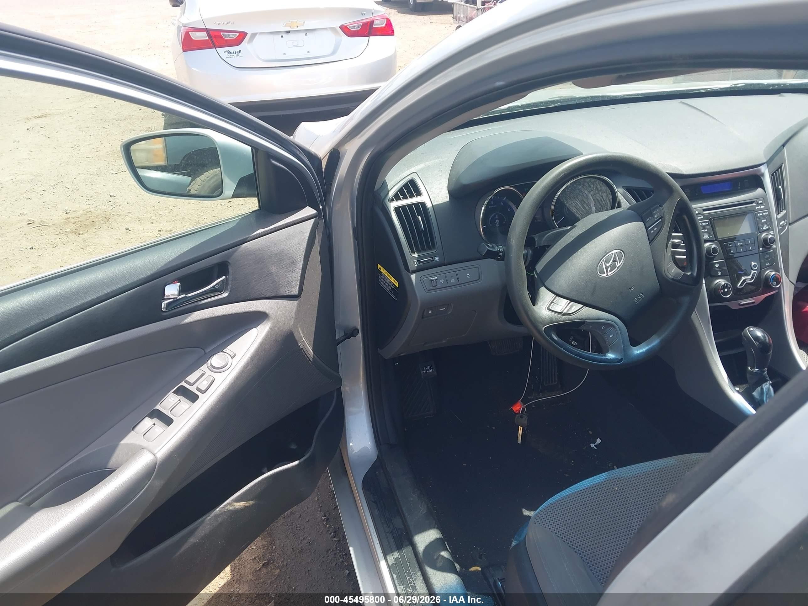2012 Hyundai Sonata Gls Silver vin: 5NPEB4AC2CH447937