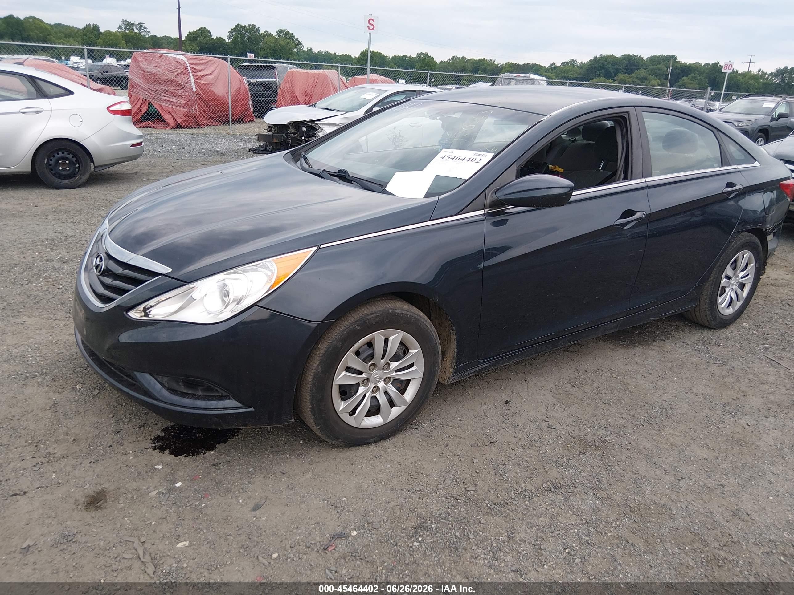 2012 Hyundai Sonata Gls Blue vin: 5NPEB4AC2CH456461