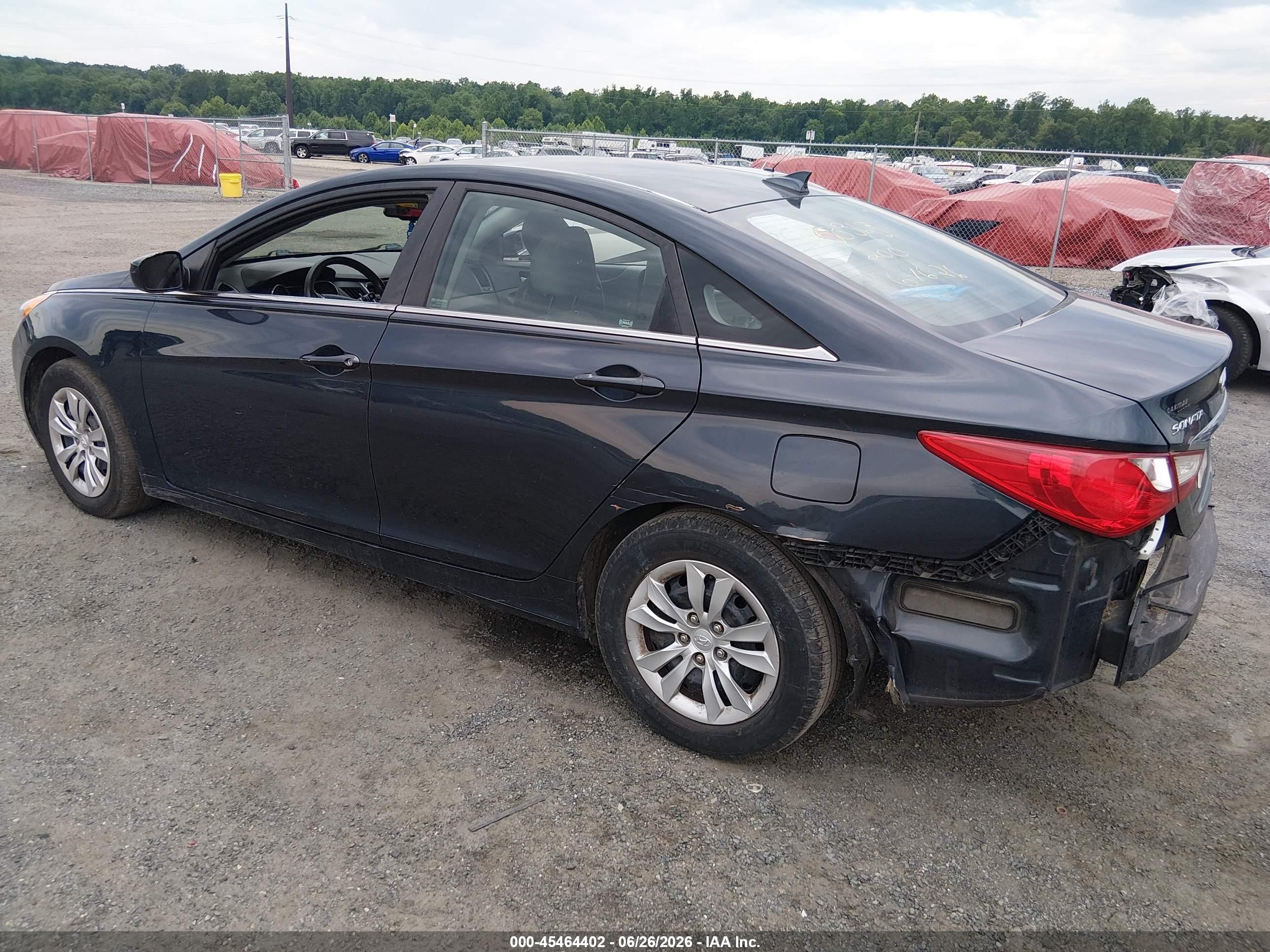 2012 Hyundai Sonata Gls Blue vin: 5NPEB4AC2CH456461