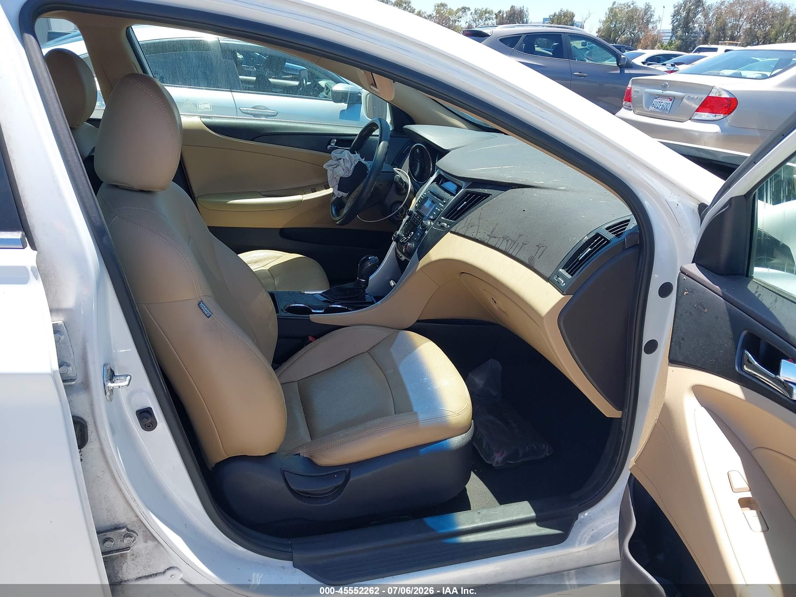 2012 Hyundai Sonata Gls Белый vin: 5NPEB4AC2CH459070