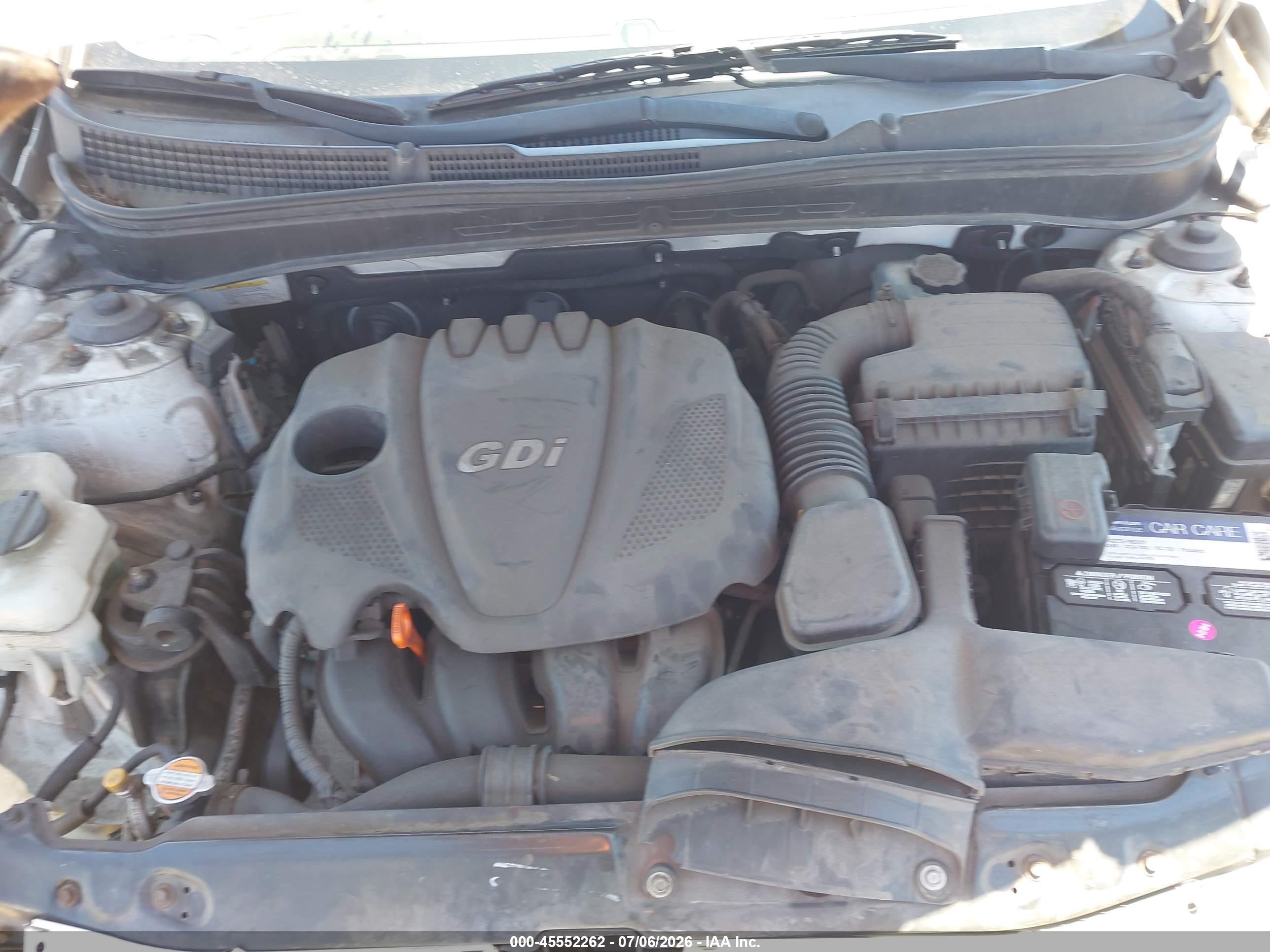 2012 Hyundai Sonata Gls Белый vin: 5NPEB4AC2CH459070