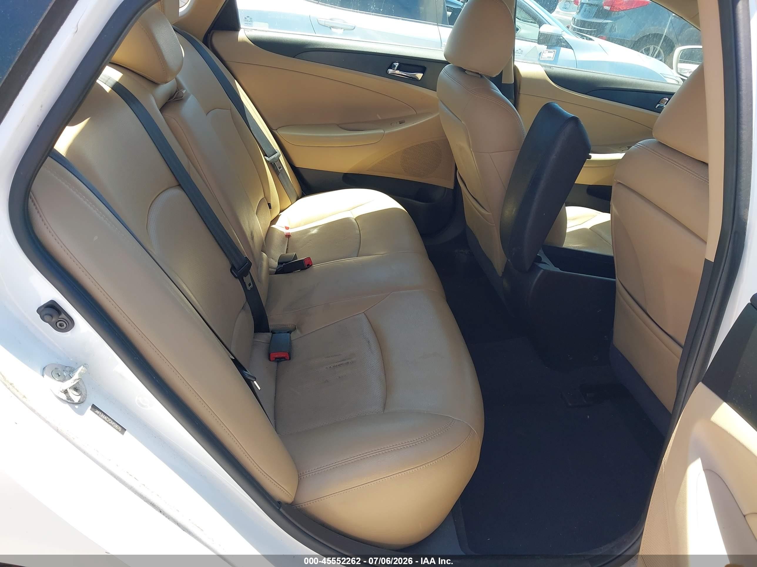 2012 Hyundai Sonata Gls Белый vin: 5NPEB4AC2CH459070