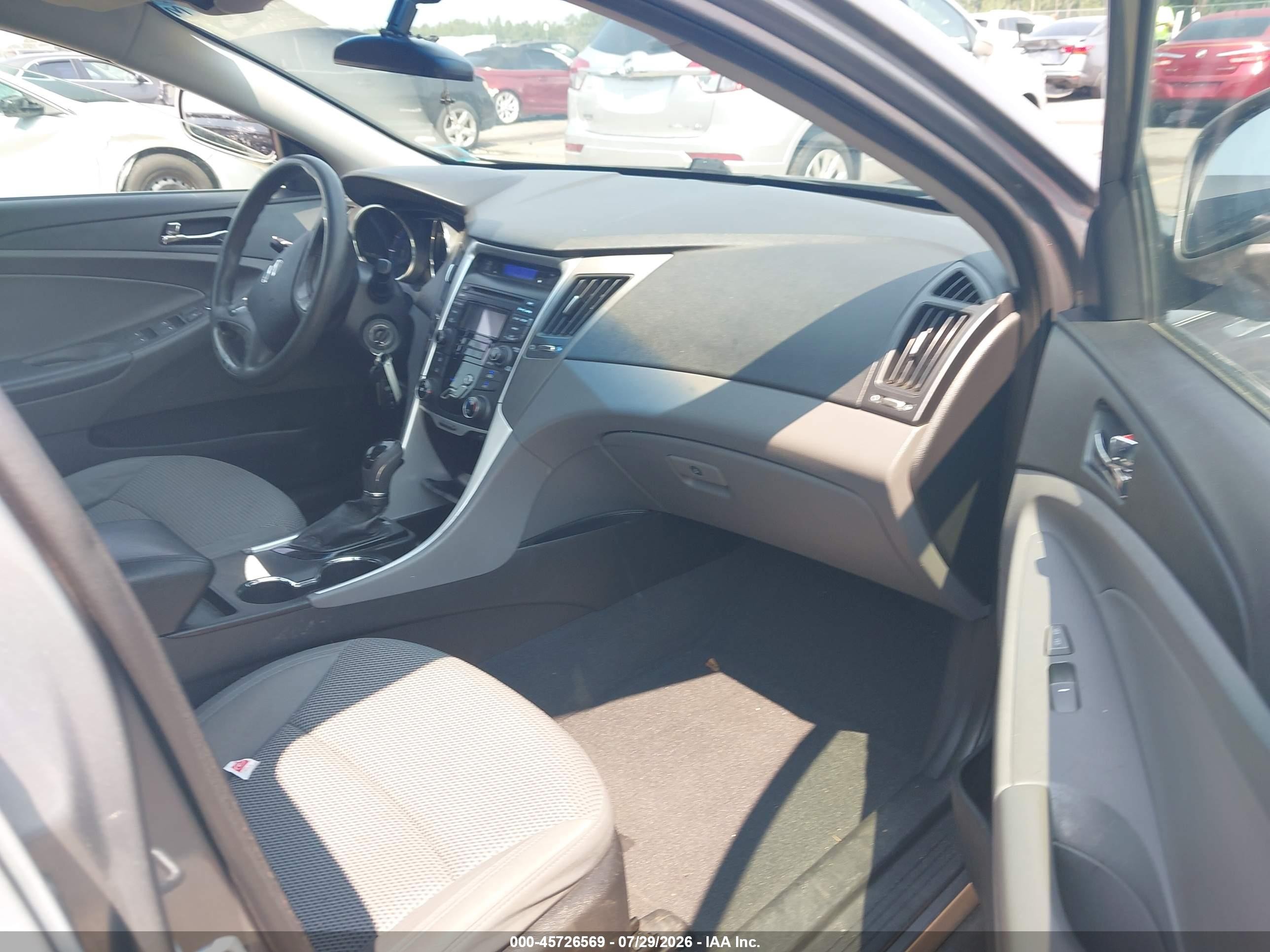 2012 Hyundai Sonata Gls Gray vin: 5NPEB4AC2CH462566