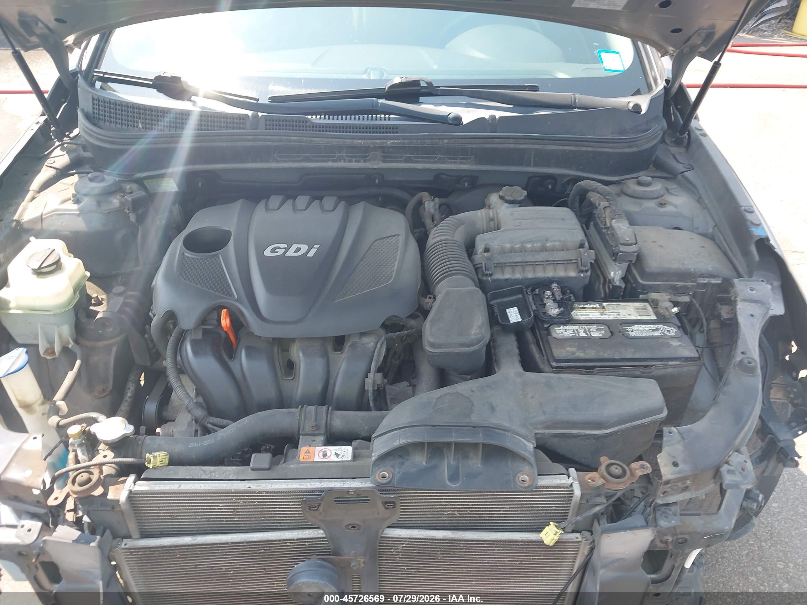 2012 Hyundai Sonata Gls Gray vin: 5NPEB4AC2CH462566