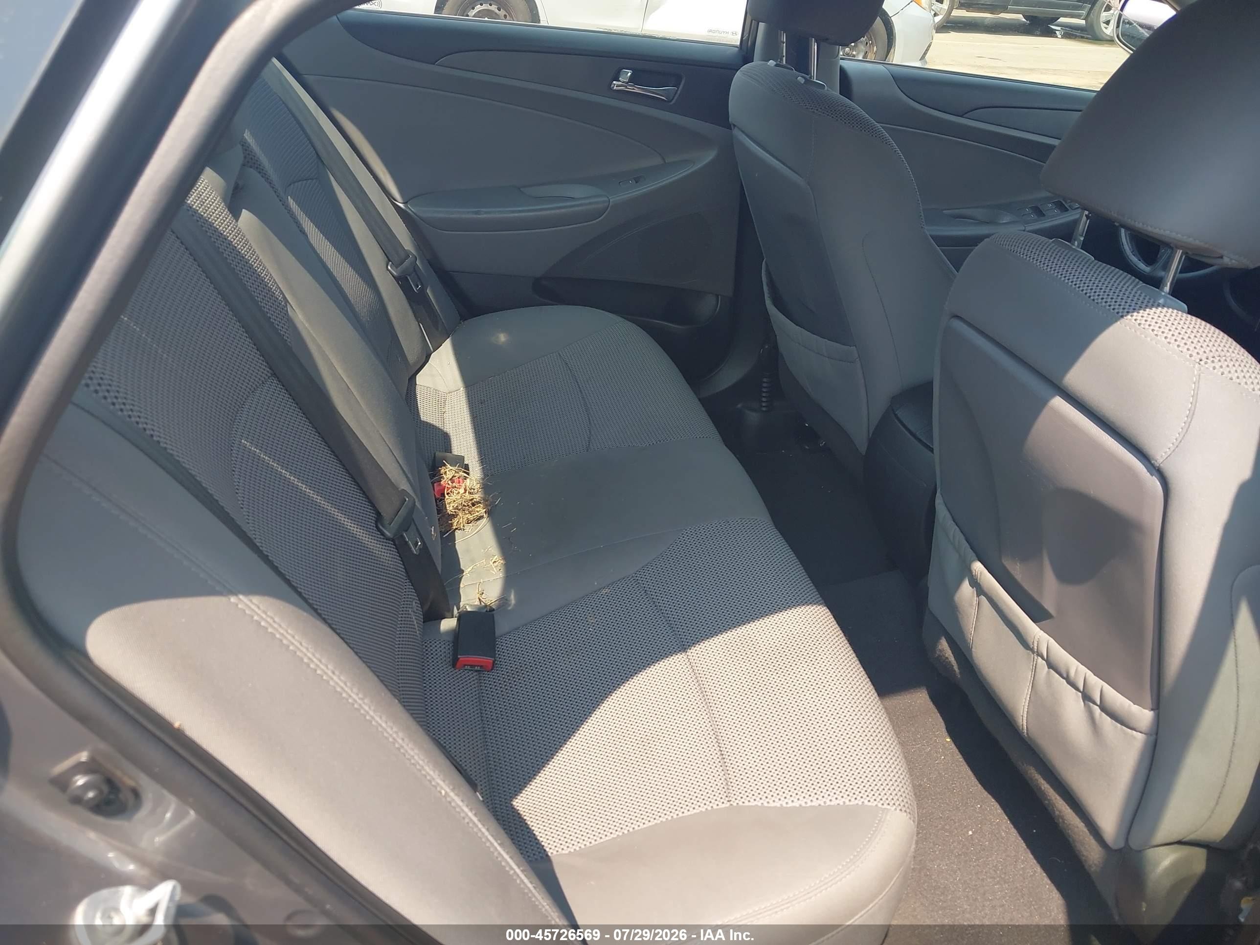 2012 Hyundai Sonata Gls Gray vin: 5NPEB4AC2CH462566
