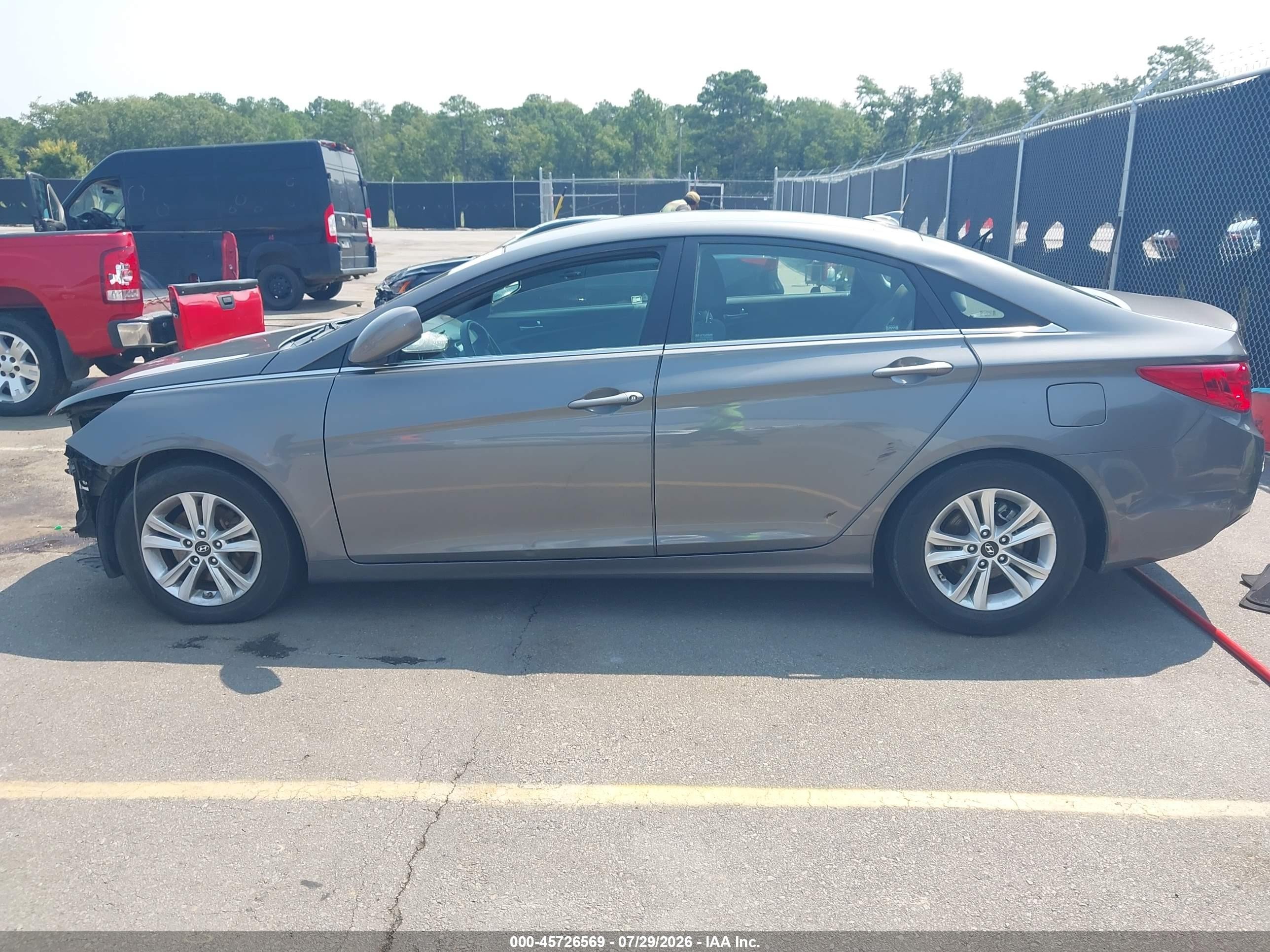2012 Hyundai Sonata Gls Gray vin: 5NPEB4AC2CH462566