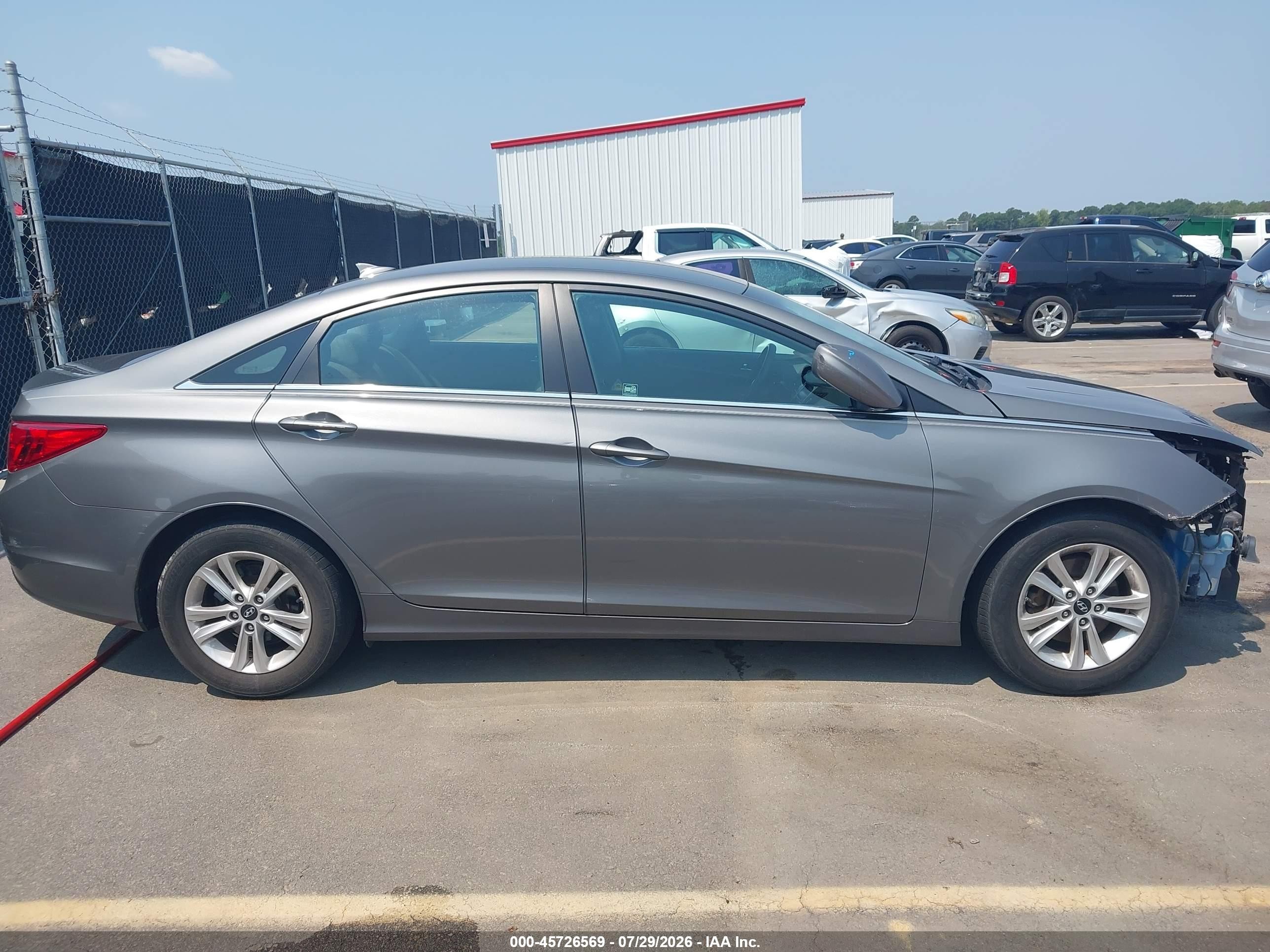2012 Hyundai Sonata Gls Gray vin: 5NPEB4AC2CH462566