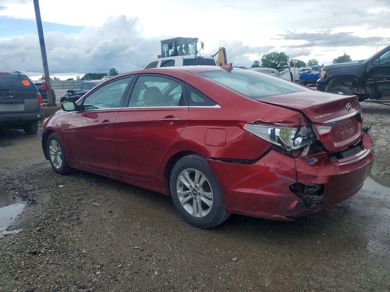 2012 Hyundai Sonata Gls Red vin: 5NPEB4AC2CH462941