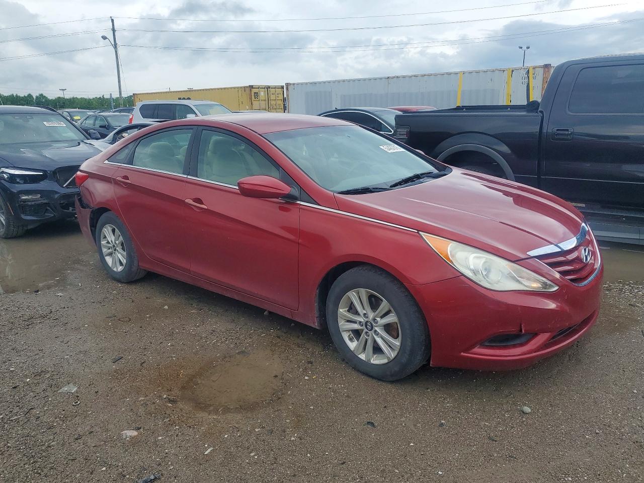 2012 Hyundai Sonata Gls Red vin: 5NPEB4AC2CH462941