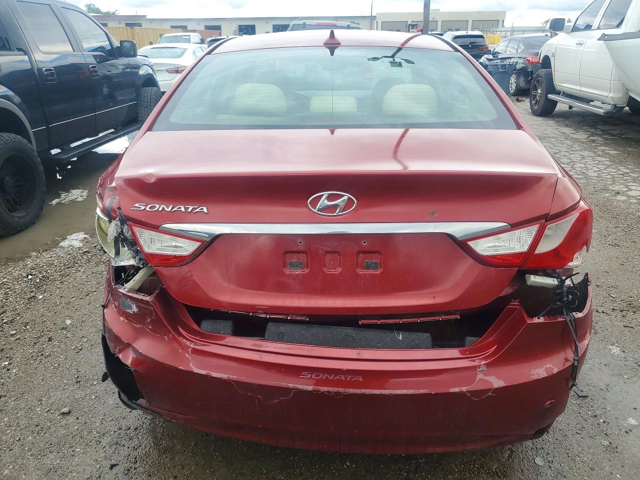 2012 Hyundai Sonata Gls Red vin: 5NPEB4AC2CH462941