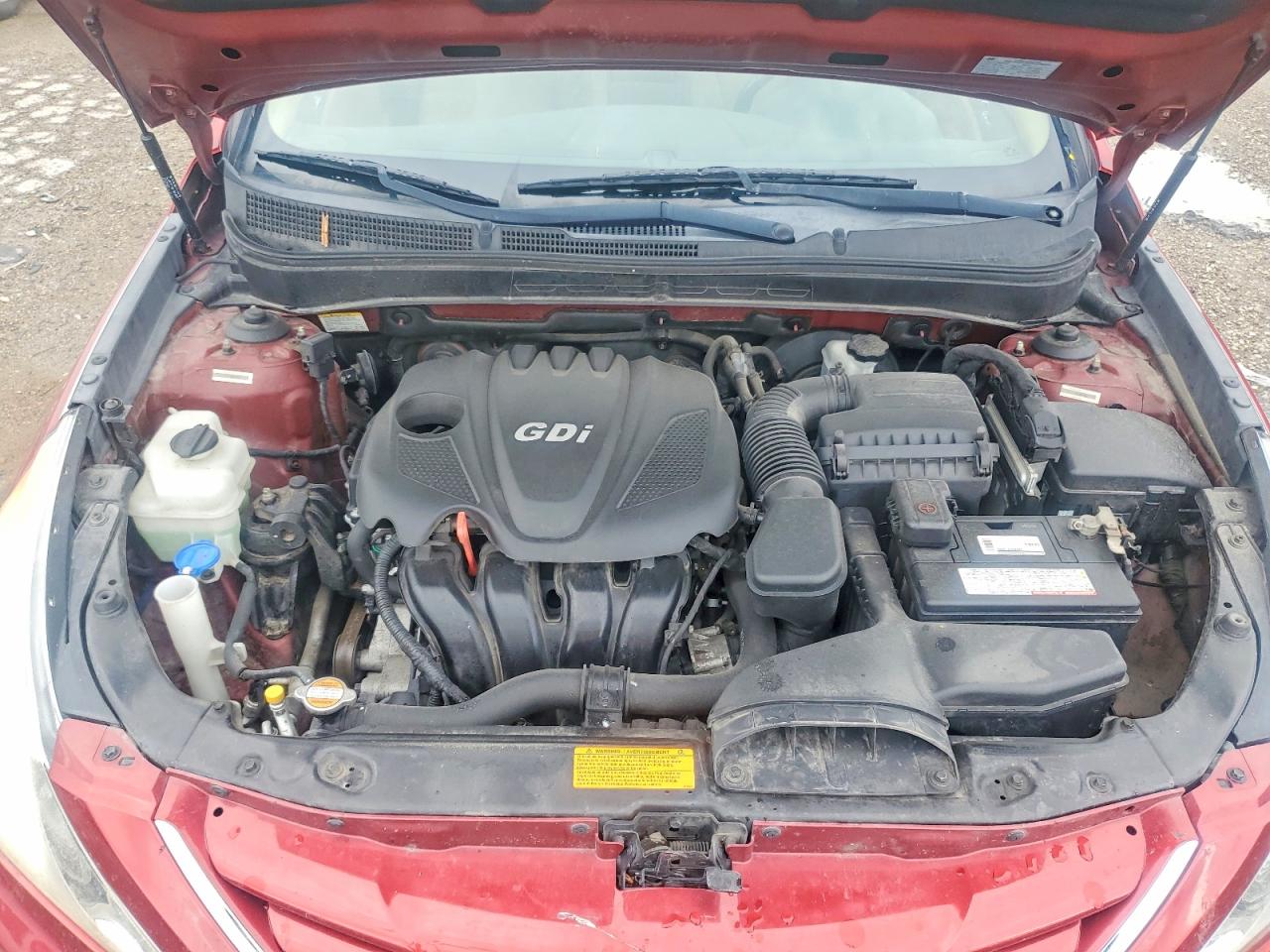 2012 Hyundai Sonata Gls Red vin: 5NPEB4AC2CH462941