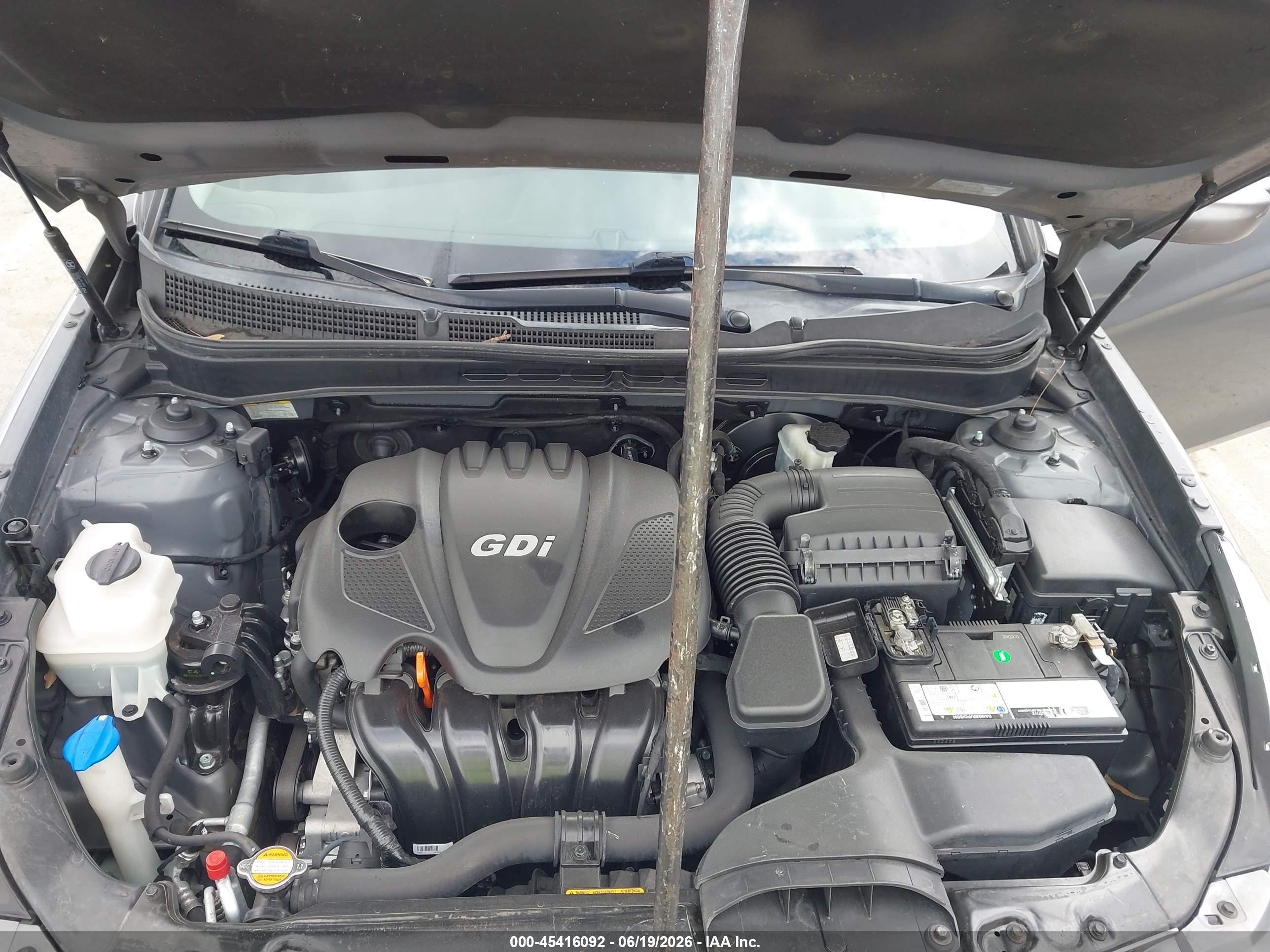 2012 Hyundai Sonata Gls Серый vin: 5NPEB4AC2CH470862