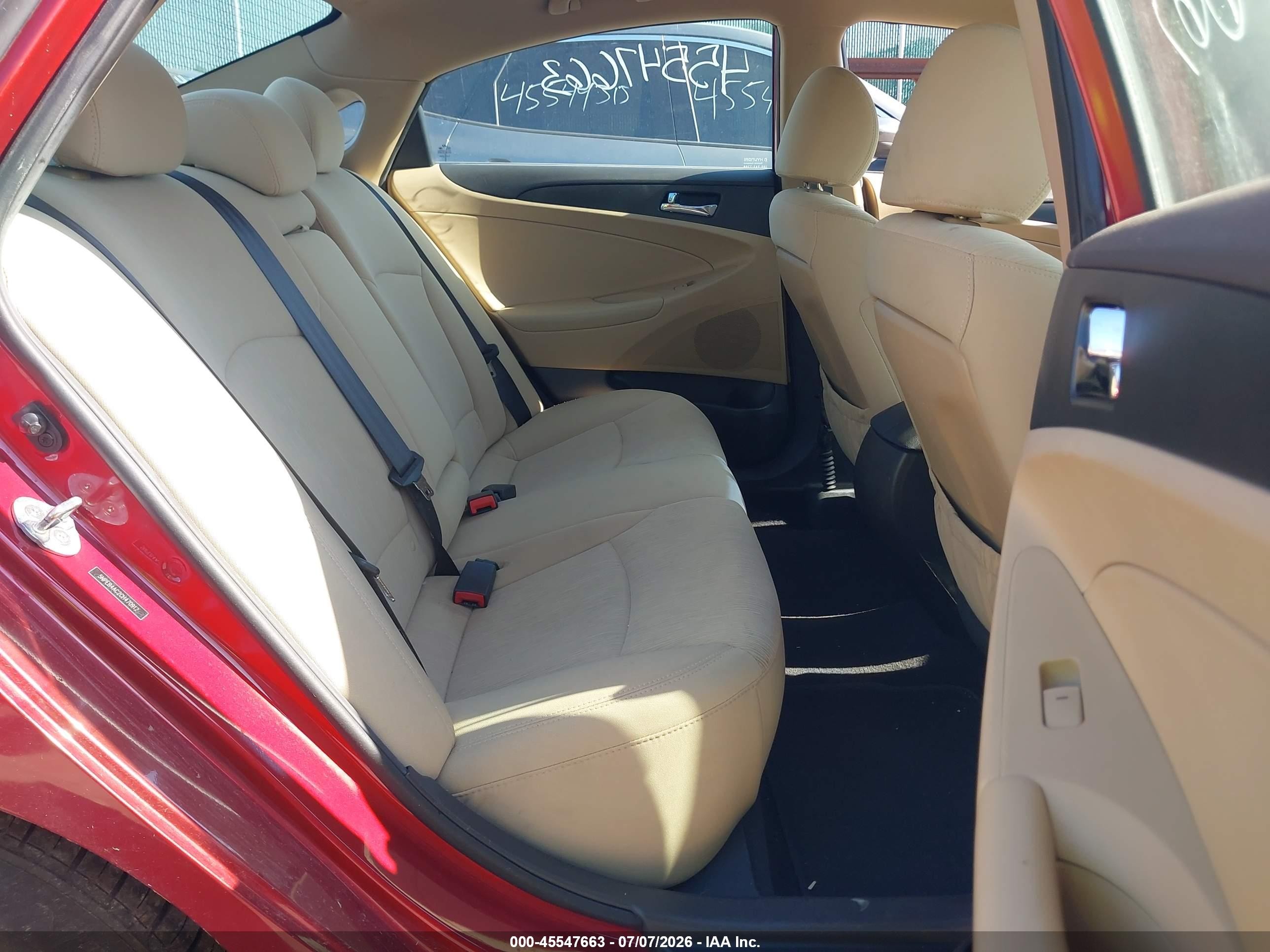2012 Hyundai Sonata Gls Red vin: 5NPEB4AC2CH470912
