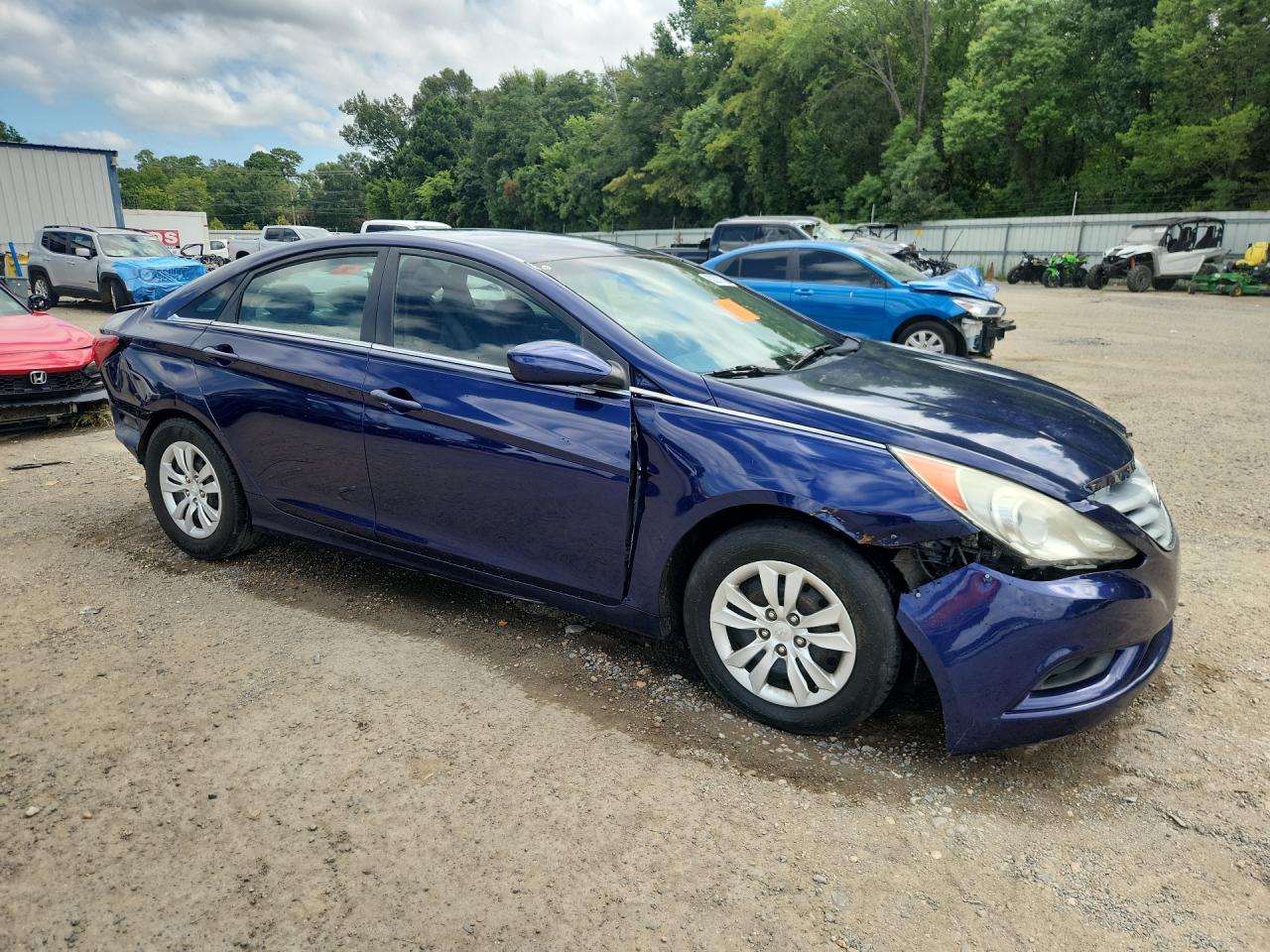 2012 Hyundai Sonata Gls Blue vin: 5NPEB4AC2CH472983