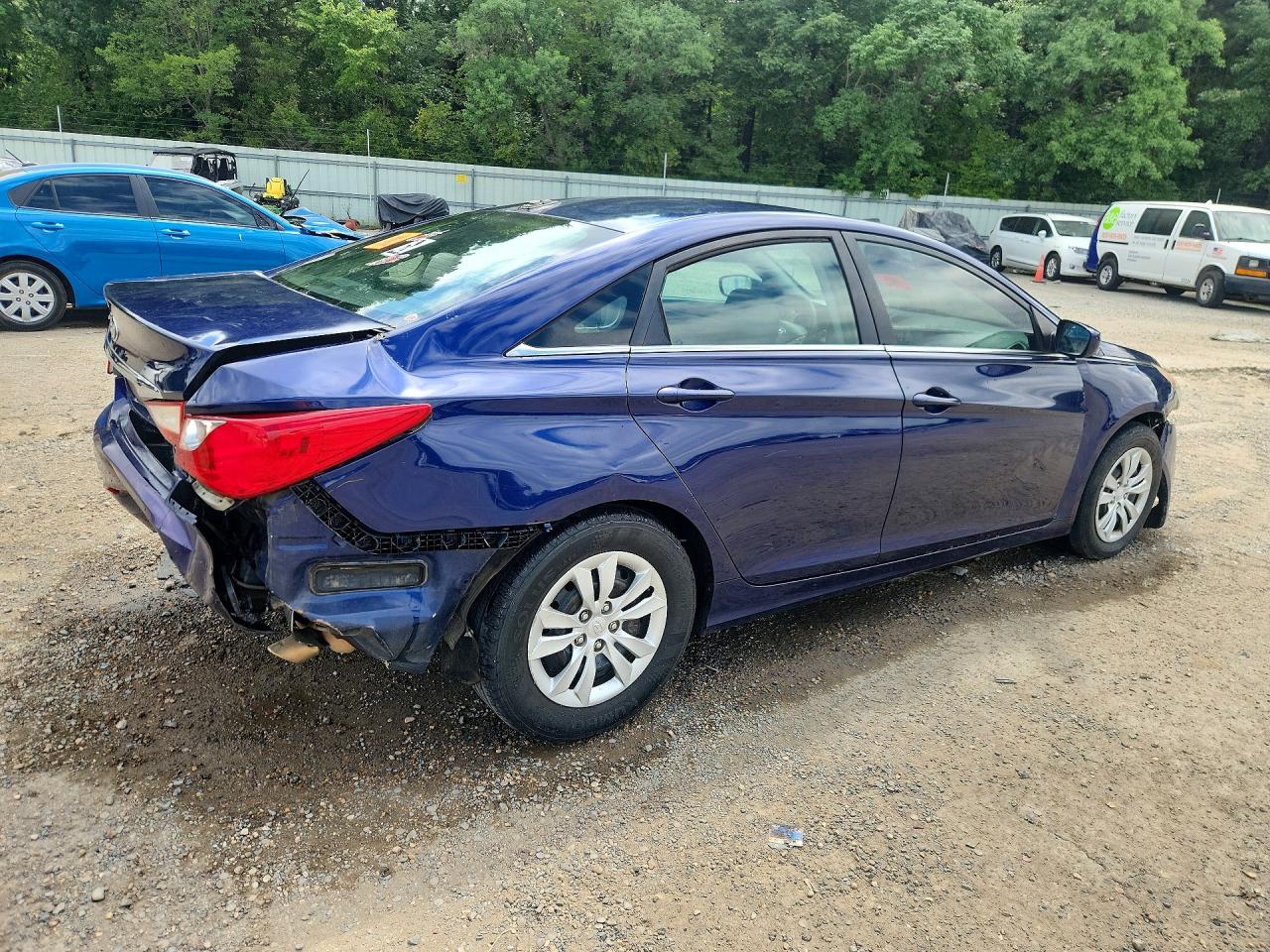 2012 Hyundai Sonata Gls Blue vin: 5NPEB4AC2CH472983