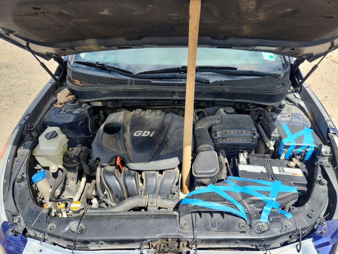 2012 Hyundai Sonata Gls Blue vin: 5NPEB4AC2CH472983