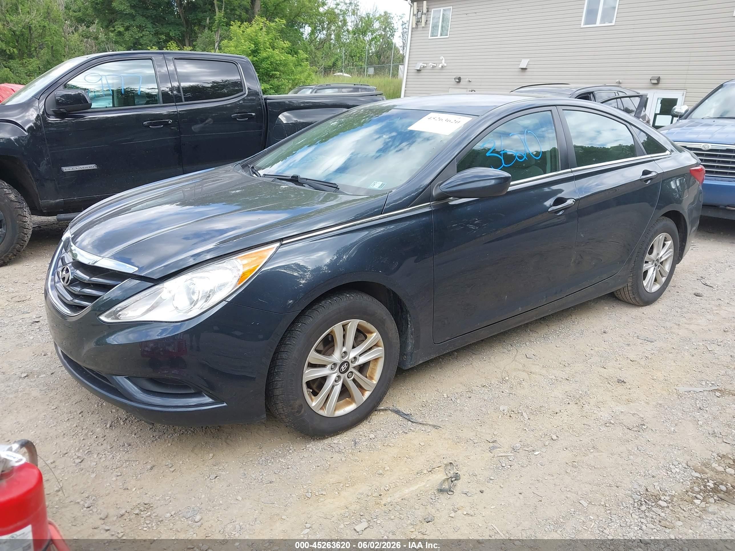 2012 Hyundai Sonata Gls Gray vin: 5NPEB4AC2CH473082