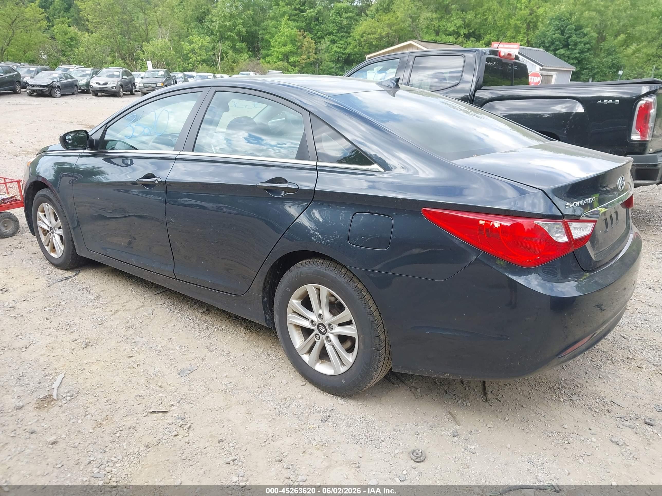 2012 Hyundai Sonata Gls Gray vin: 5NPEB4AC2CH473082