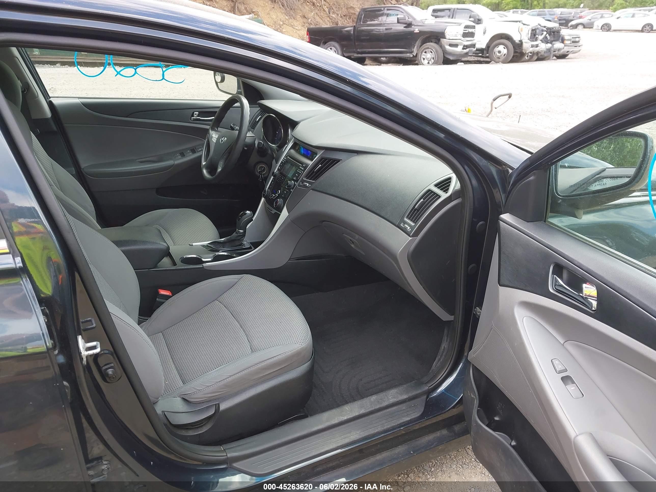 2012 Hyundai Sonata Gls Gray vin: 5NPEB4AC2CH473082