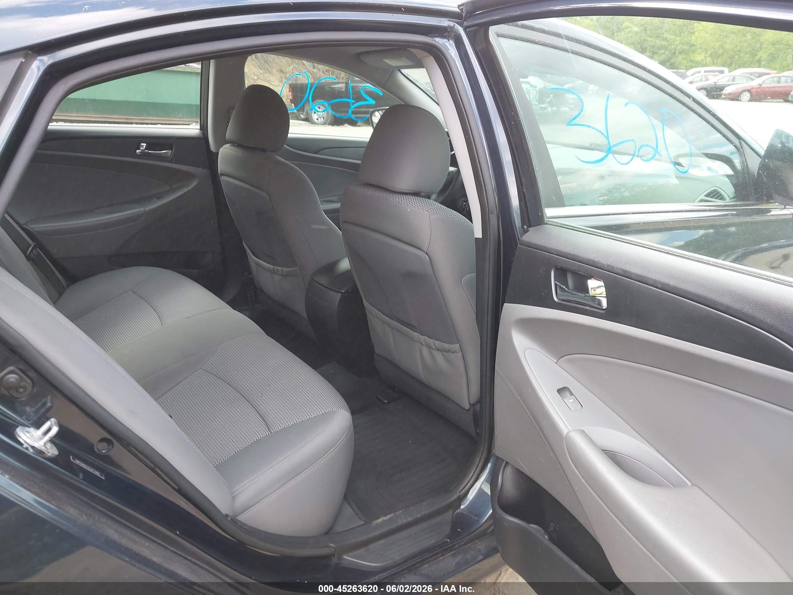 2012 Hyundai Sonata Gls Gray vin: 5NPEB4AC2CH473082