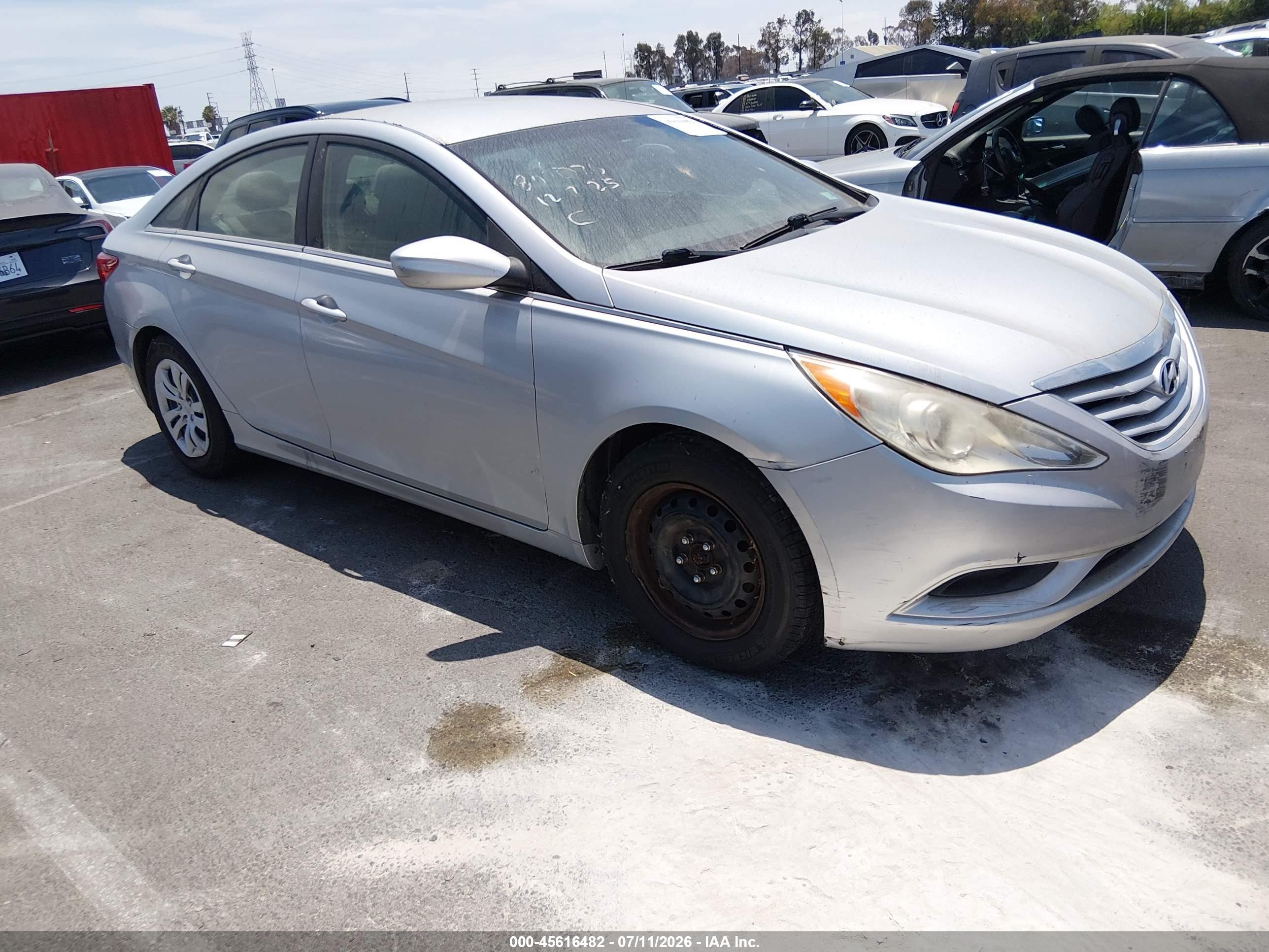 2012 Hyundai Sonata Gls Gray vin: 5NPEB4AC2CH473504
