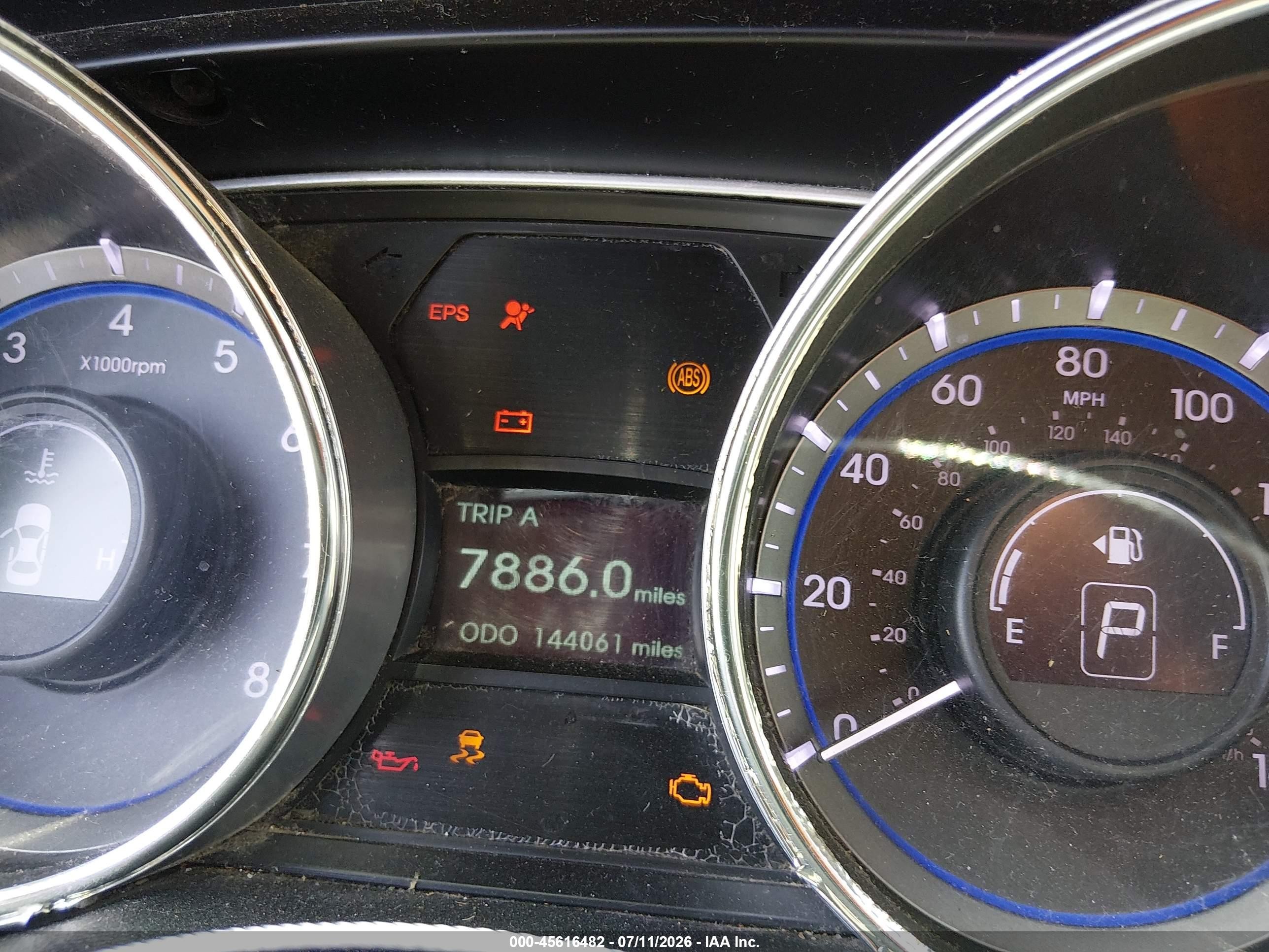 2012 Hyundai Sonata Gls Gray vin: 5NPEB4AC2CH473504